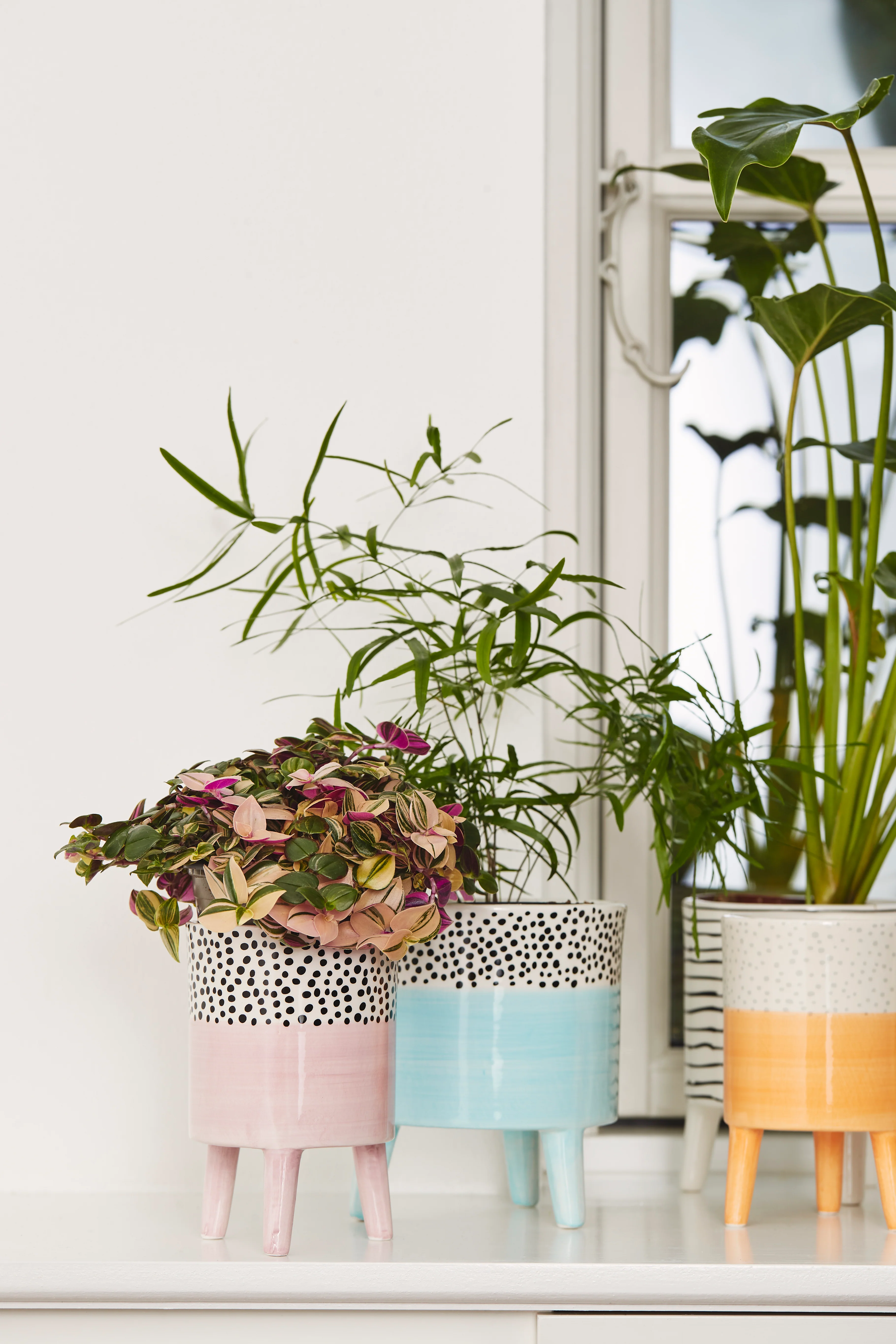 Bahne Ceramic Flower Pot Blue - Image 4