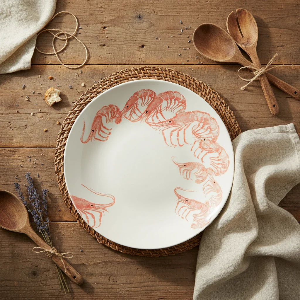 Bliss Home Large Serving Dish, Prawns - Image 3