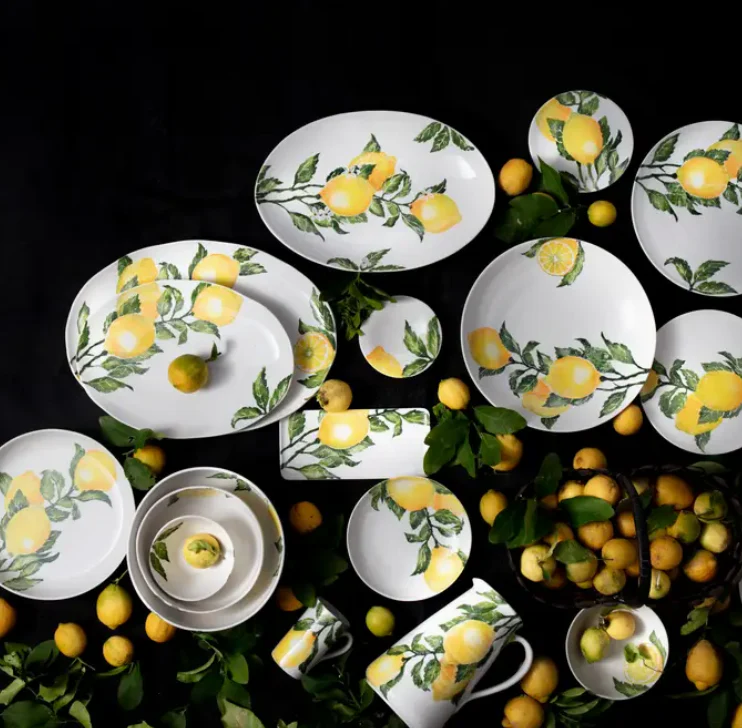 Bliss Home Lemon Rectangle Serving Platter - Image 5