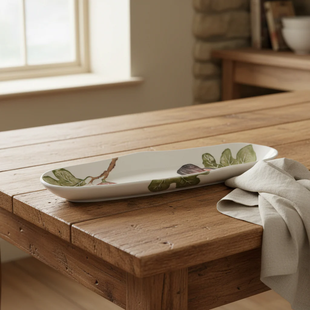 Bliss Home Fig Oval Shallow Platter - Image 2