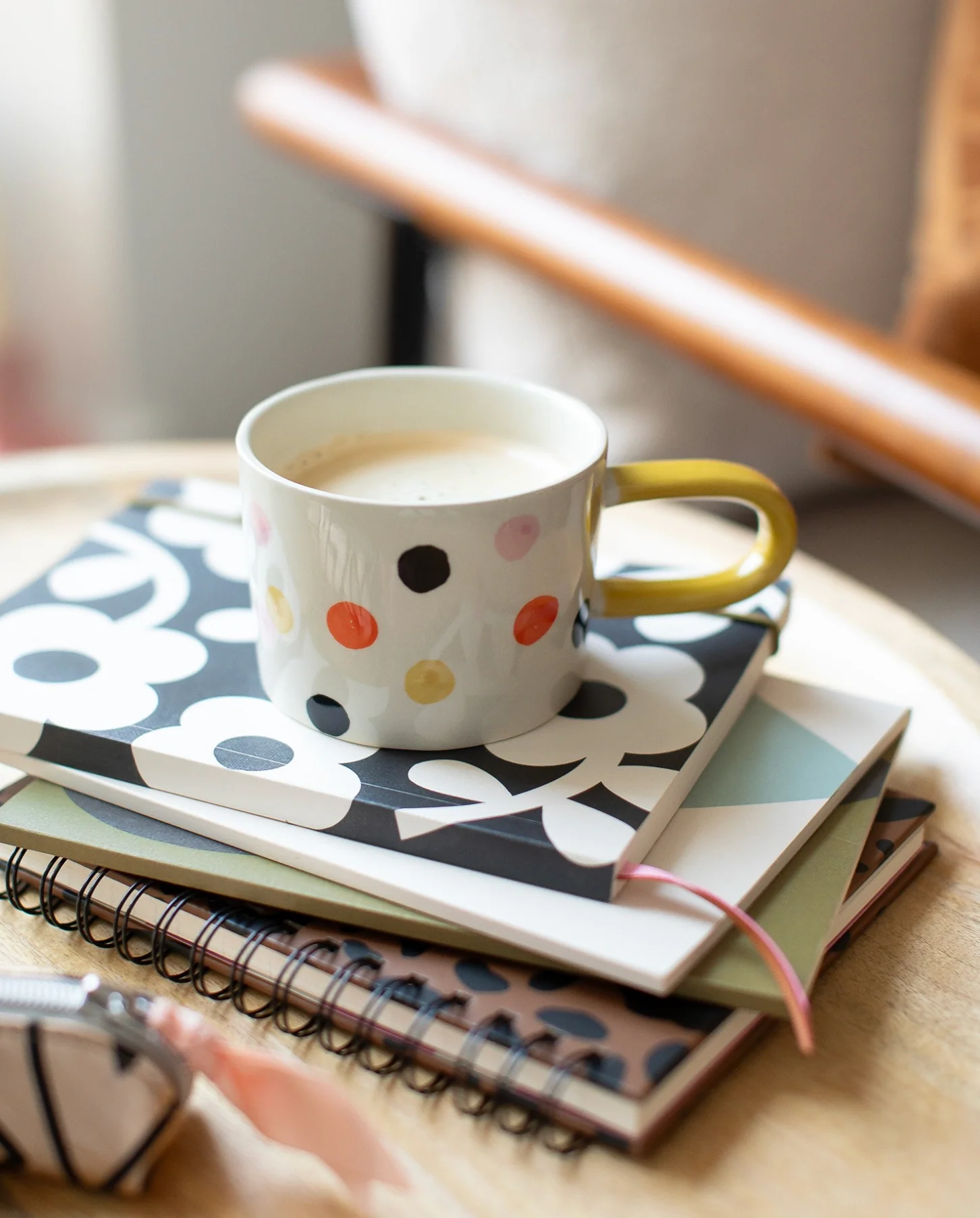 Caroline Gardner Ceramic Mug, Multi Spots - Image 3