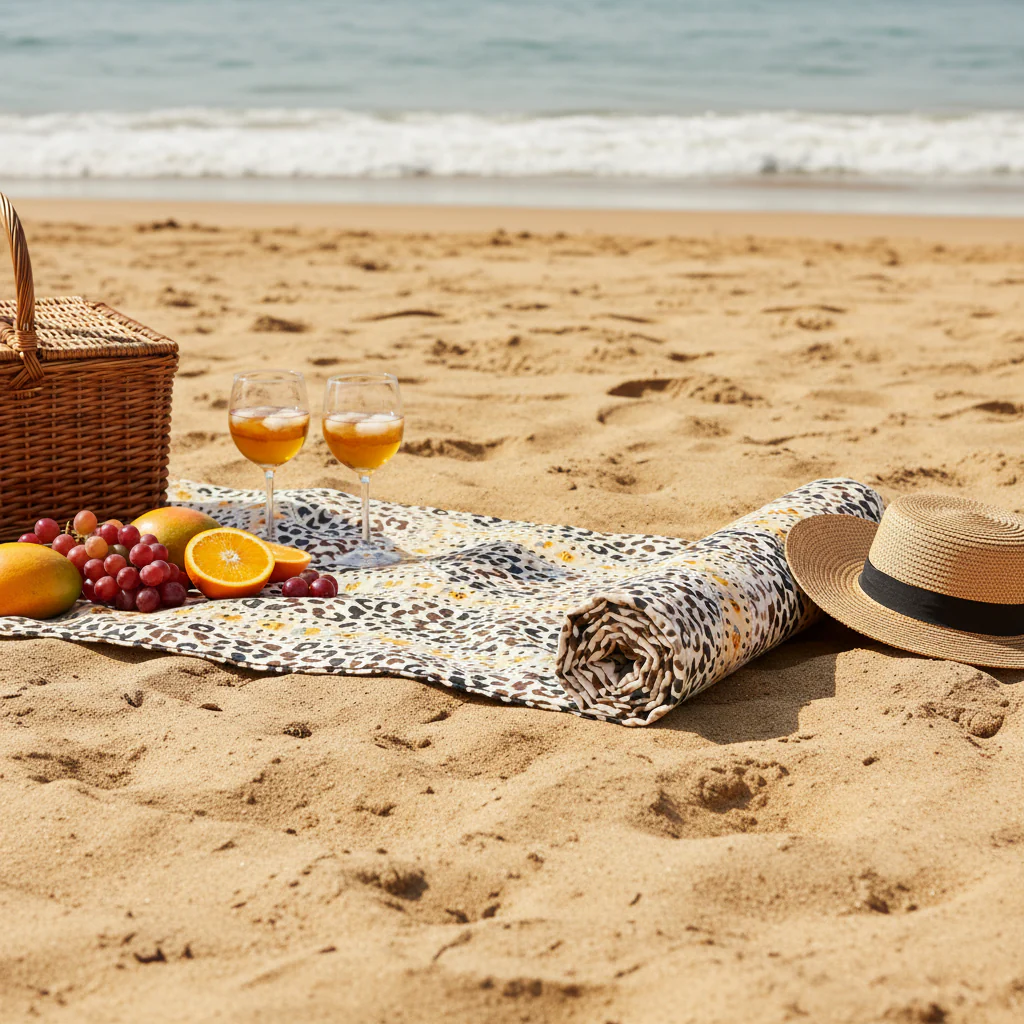 Cath Kidston leopard  Picnic Blanket - Image 3
