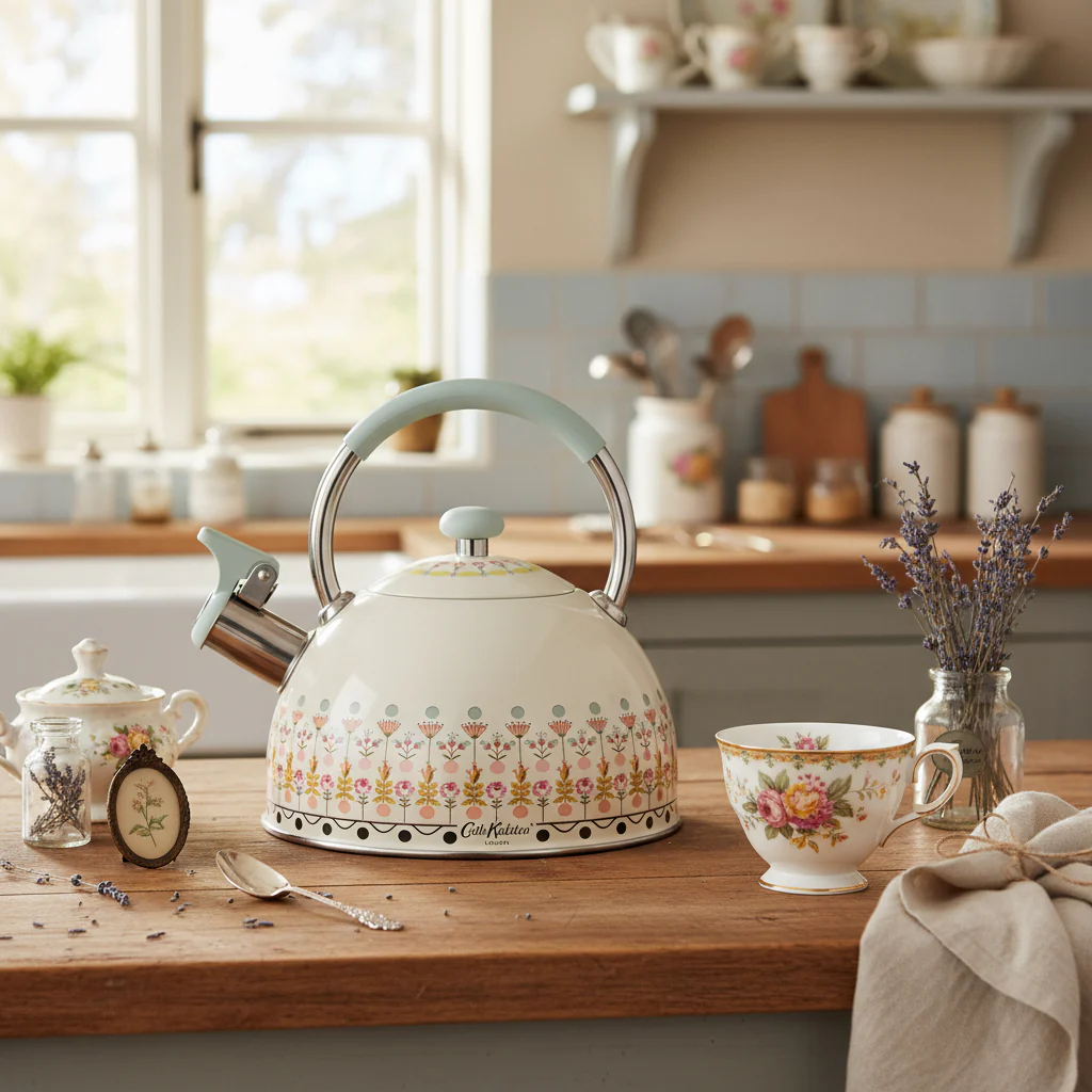 Cath Kidston Painted Table Stovetop Kettle - Image 2