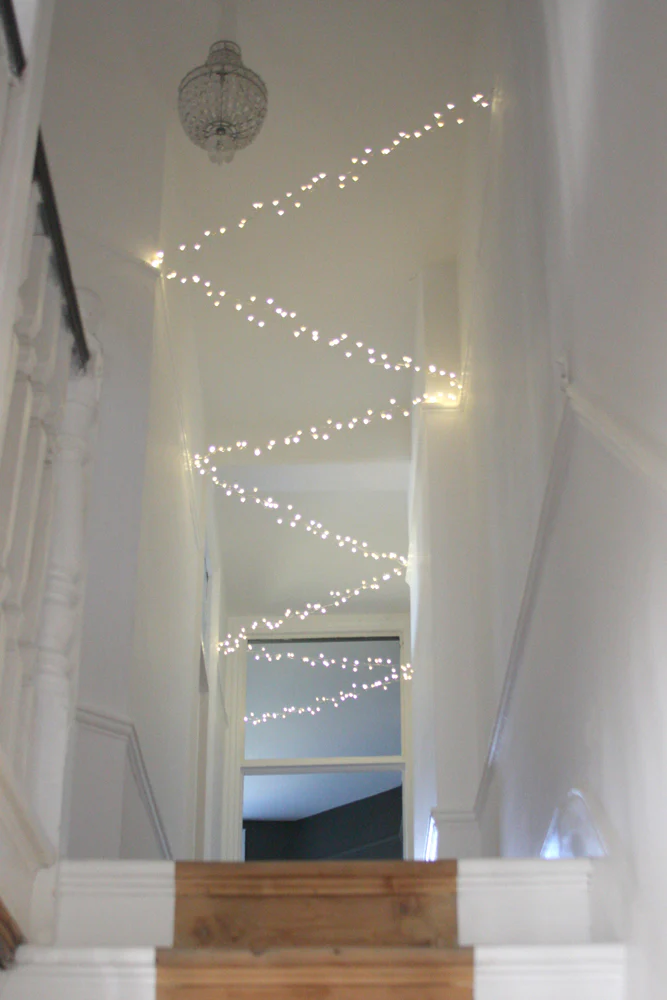 Cluster LED Fairy Light Silver 15 Meters (Mains Powered) - Image 4