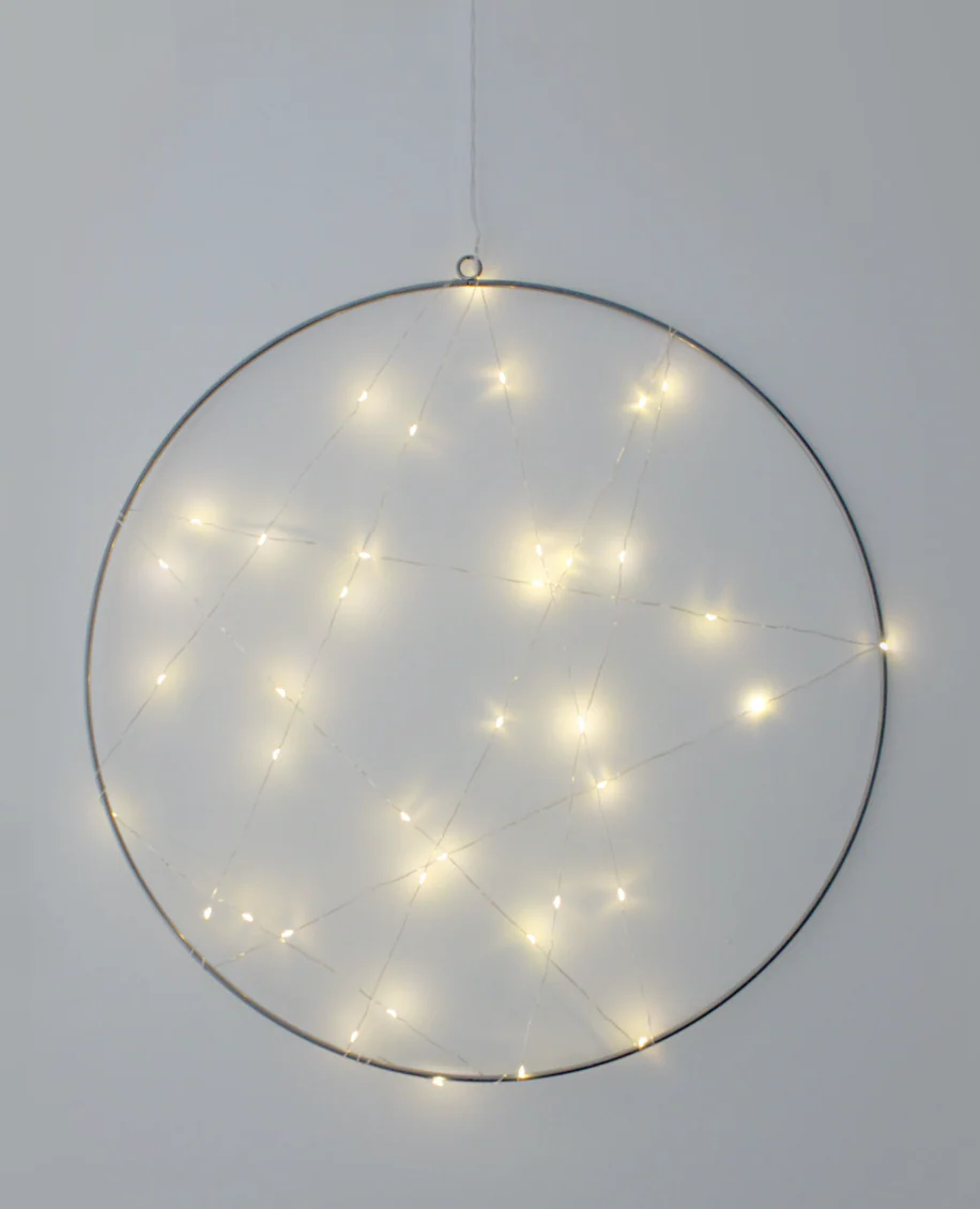 Cluster LED Fairy Light Silver 15 Meters (Mains Powered) - Image 8