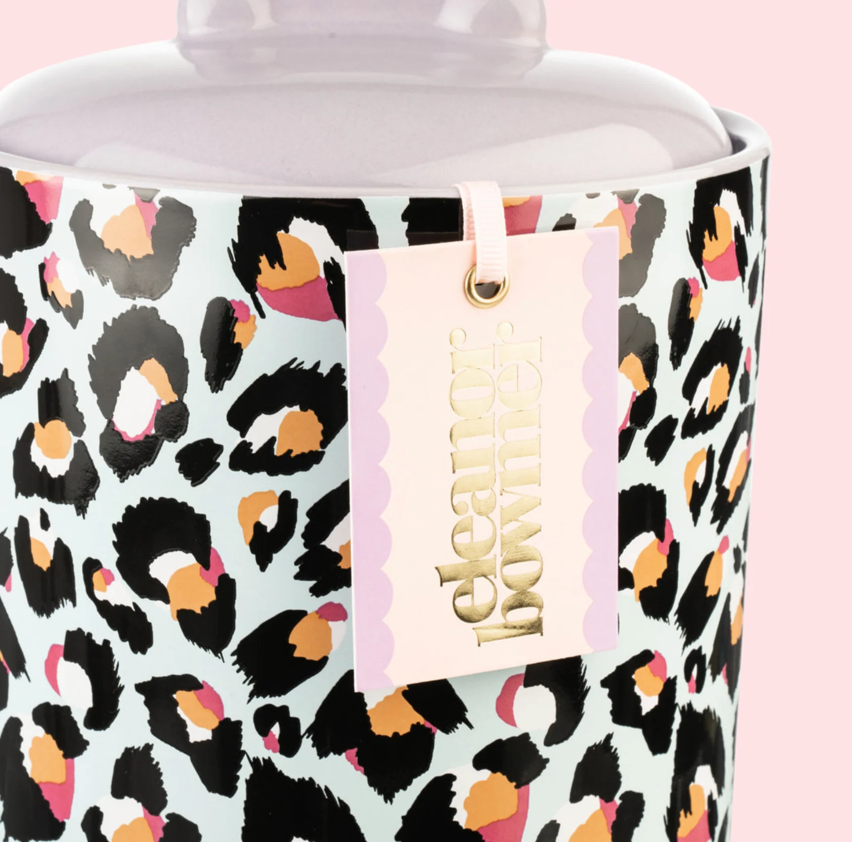 Eleanor Bowmer Ceramic Pet Food Storage Jar,Leopard - Image 3