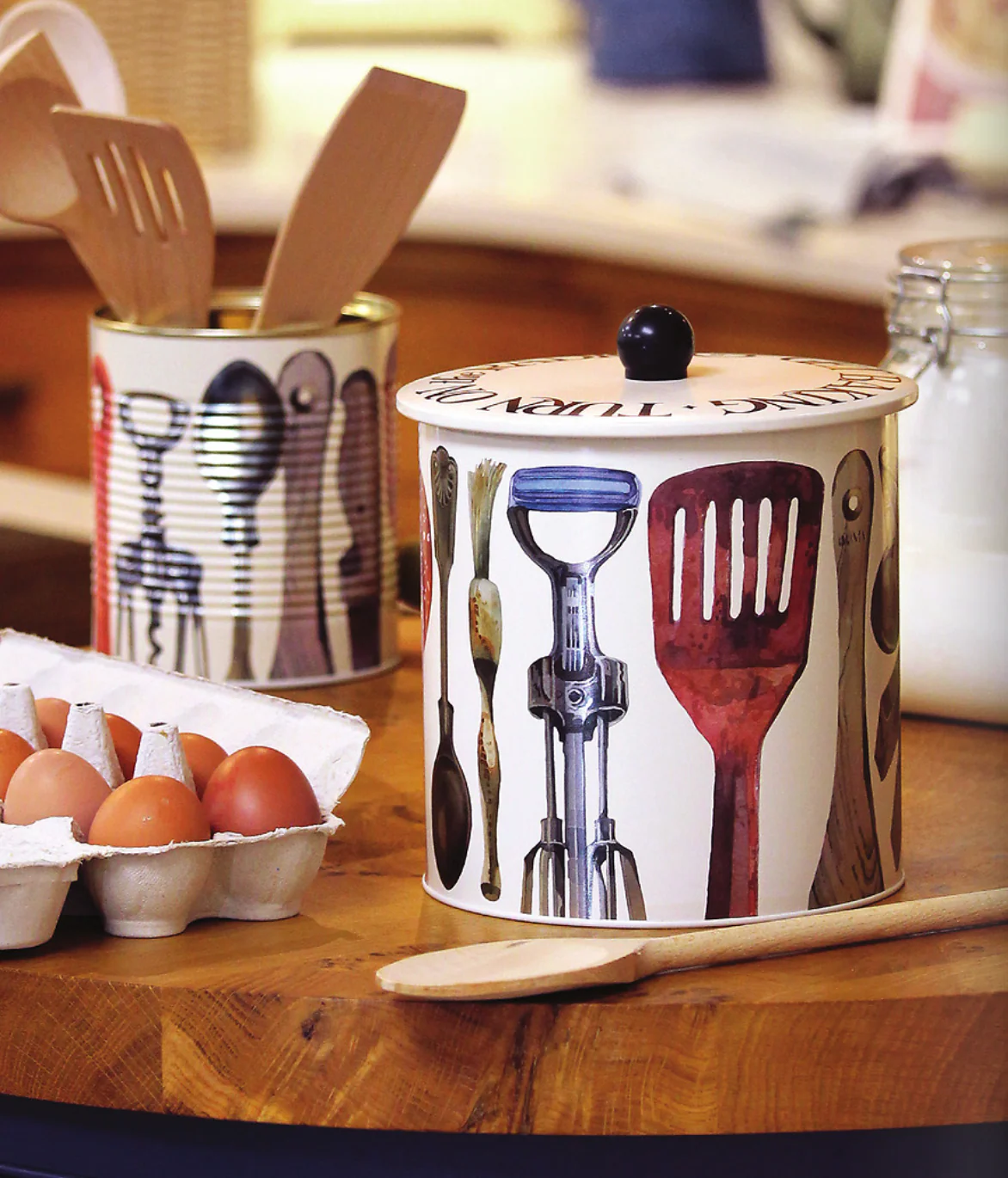 Emma Bridgewater Biscuit Barrel, Get Baking - Image 4