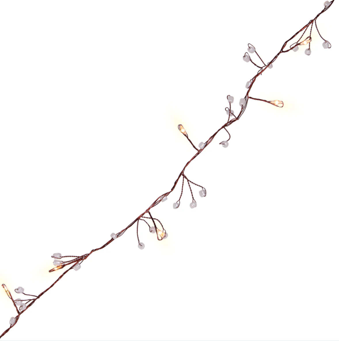 Jewel Cluster LED Fairy Lights,White (Battery Operated) - Image 3