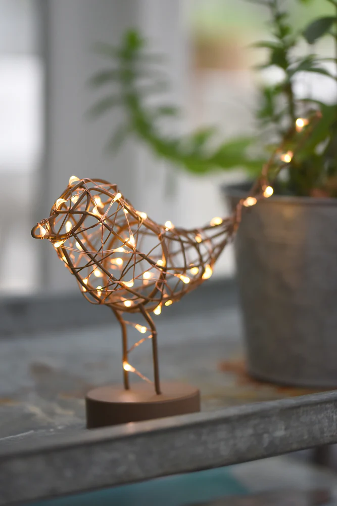 LED Table Top Robin Fairy Light (Battery Operated) - Image 4