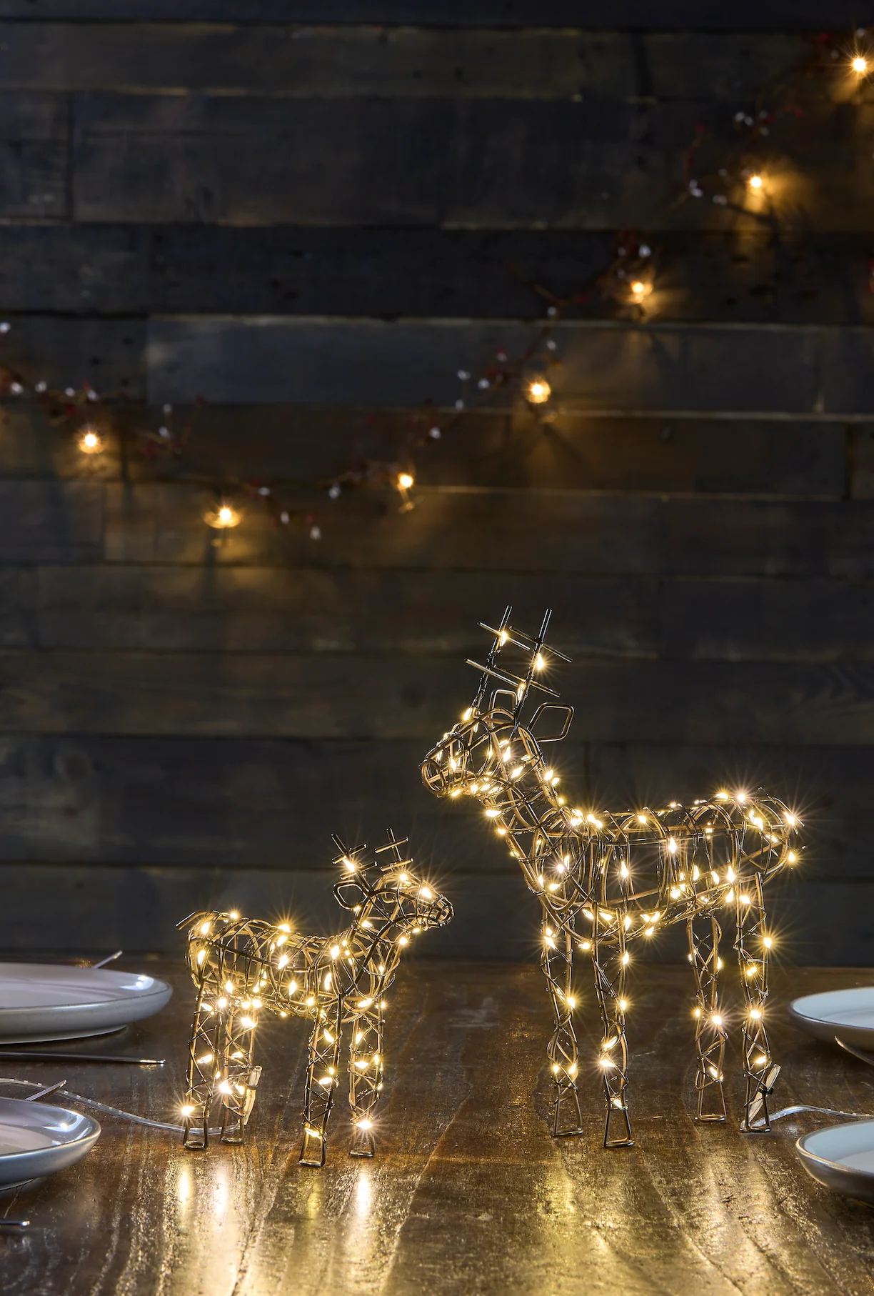 LED Table Top Wire Reindeer,Large(Battery Operated) - Image 4