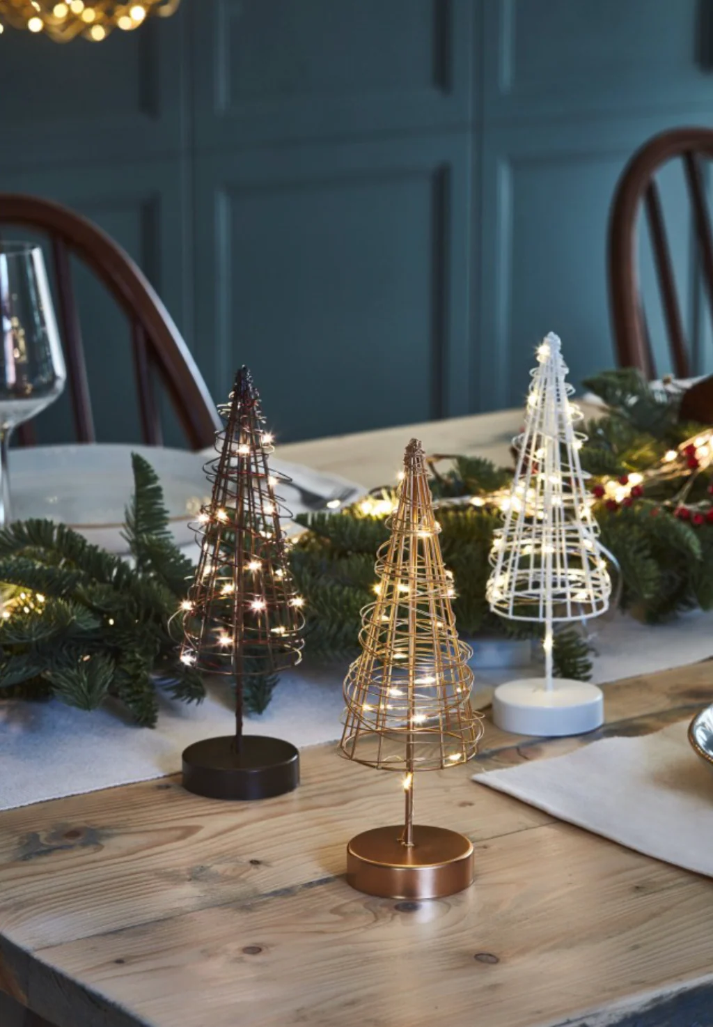 LED Table Tree, White - Image 2