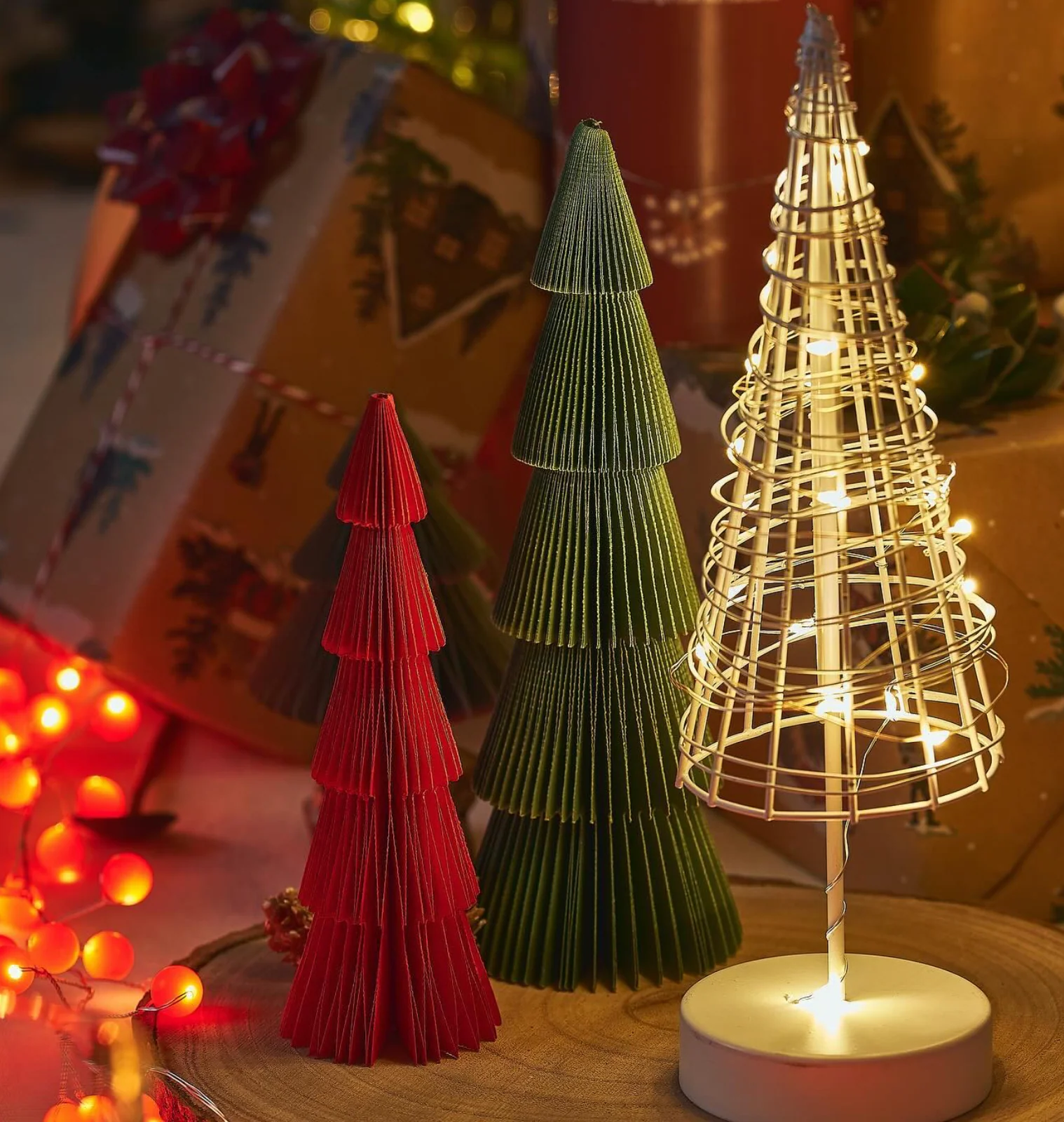 LED Table Tree, White - Image 7