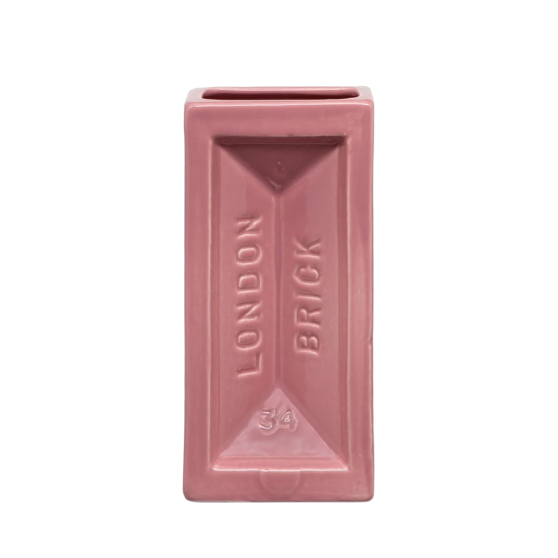 London Brick Vase, Pink - Image 4