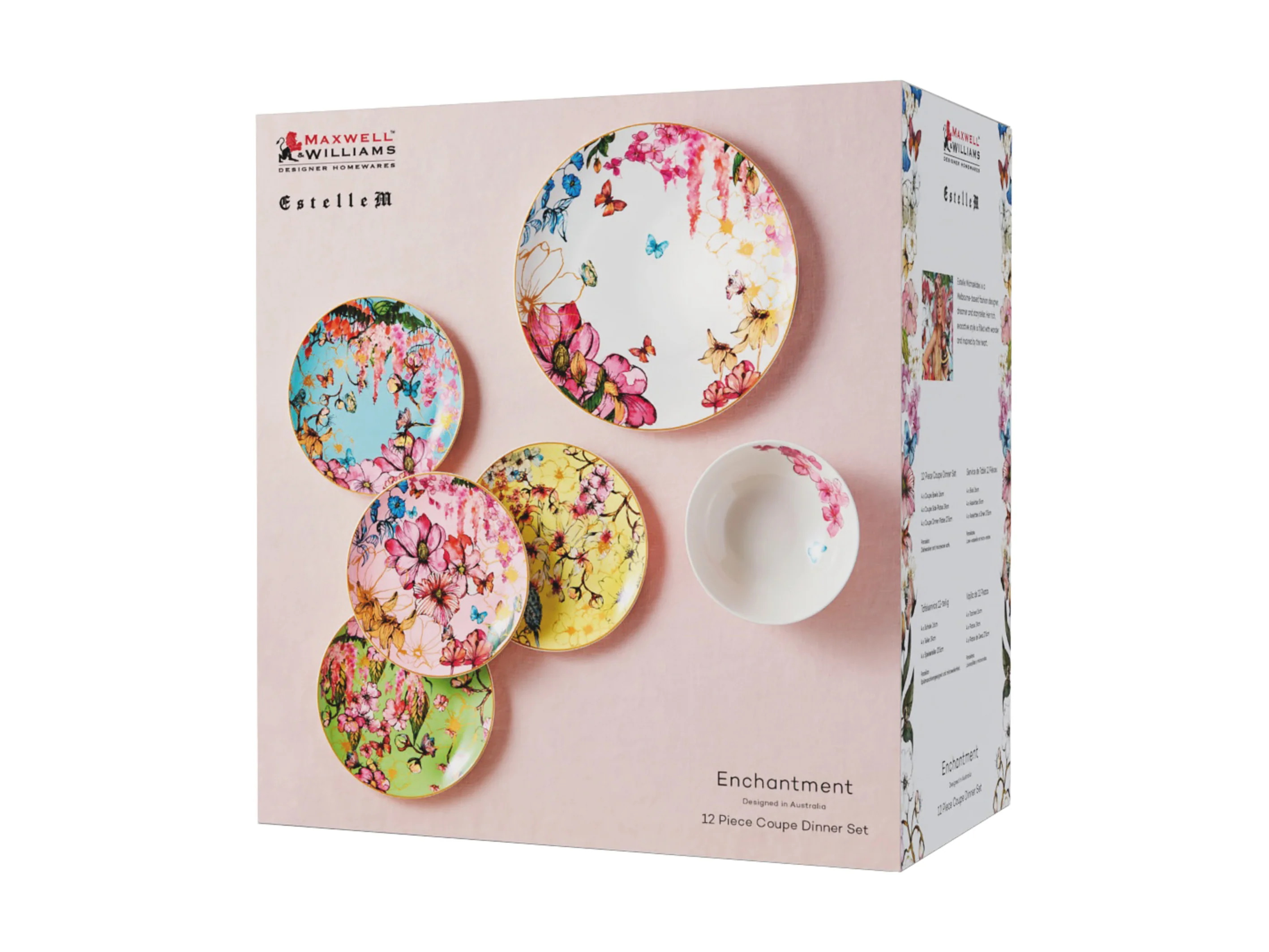 Maxwell & Williams Estelle Michaelides Enchantment 12 Piece Coupe Dinner Set - Image 11