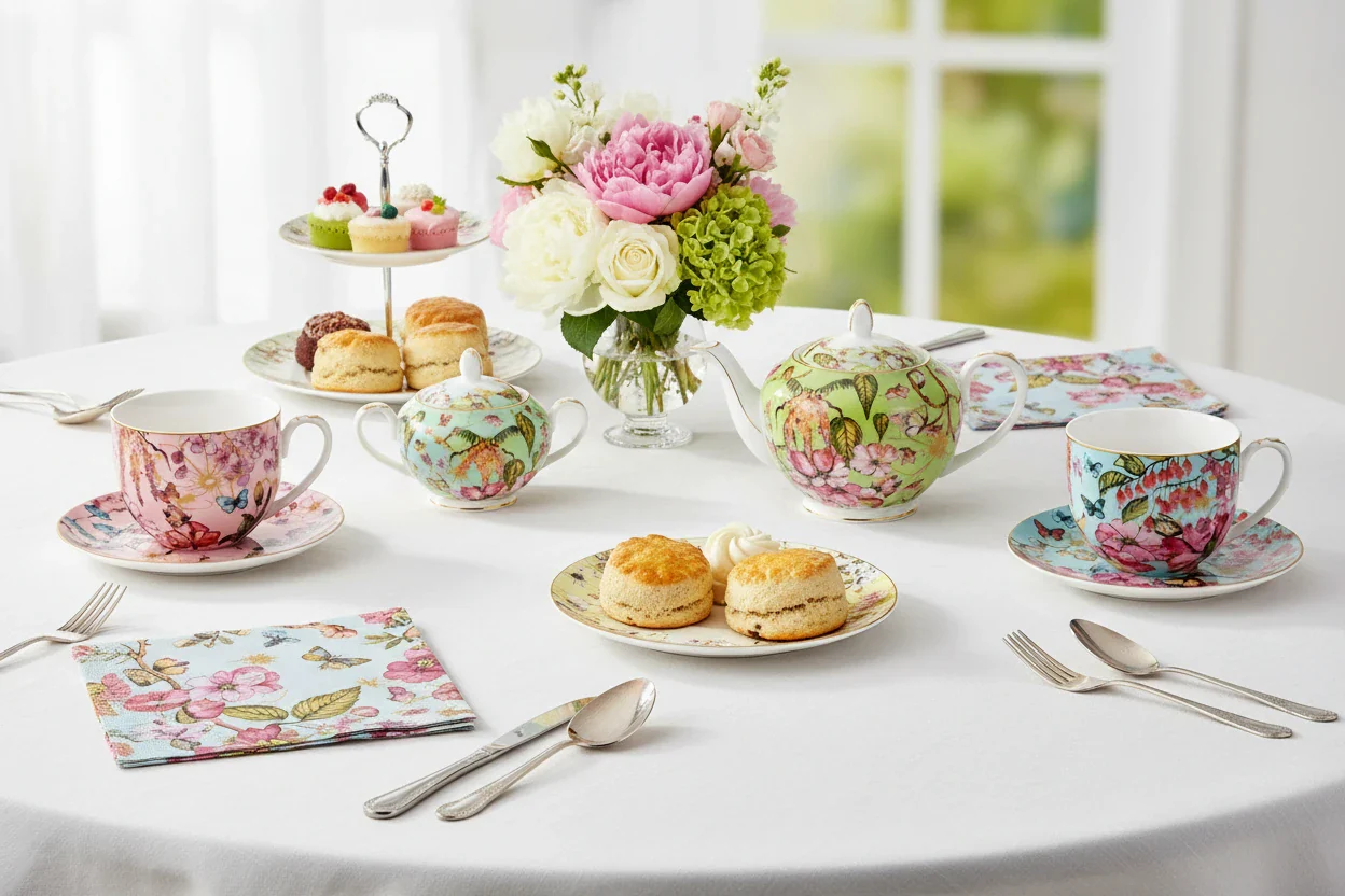 Maxwell & Williams Estelle Michaelides Enchantment Cup & Saucer (Set of 4) - Image 5