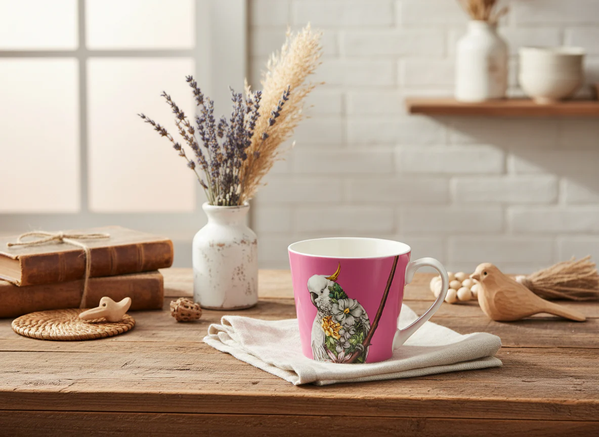 Maxwell & Williams Marini Ferlazzo Wild Planet Mug, Cockatoo - Image 2