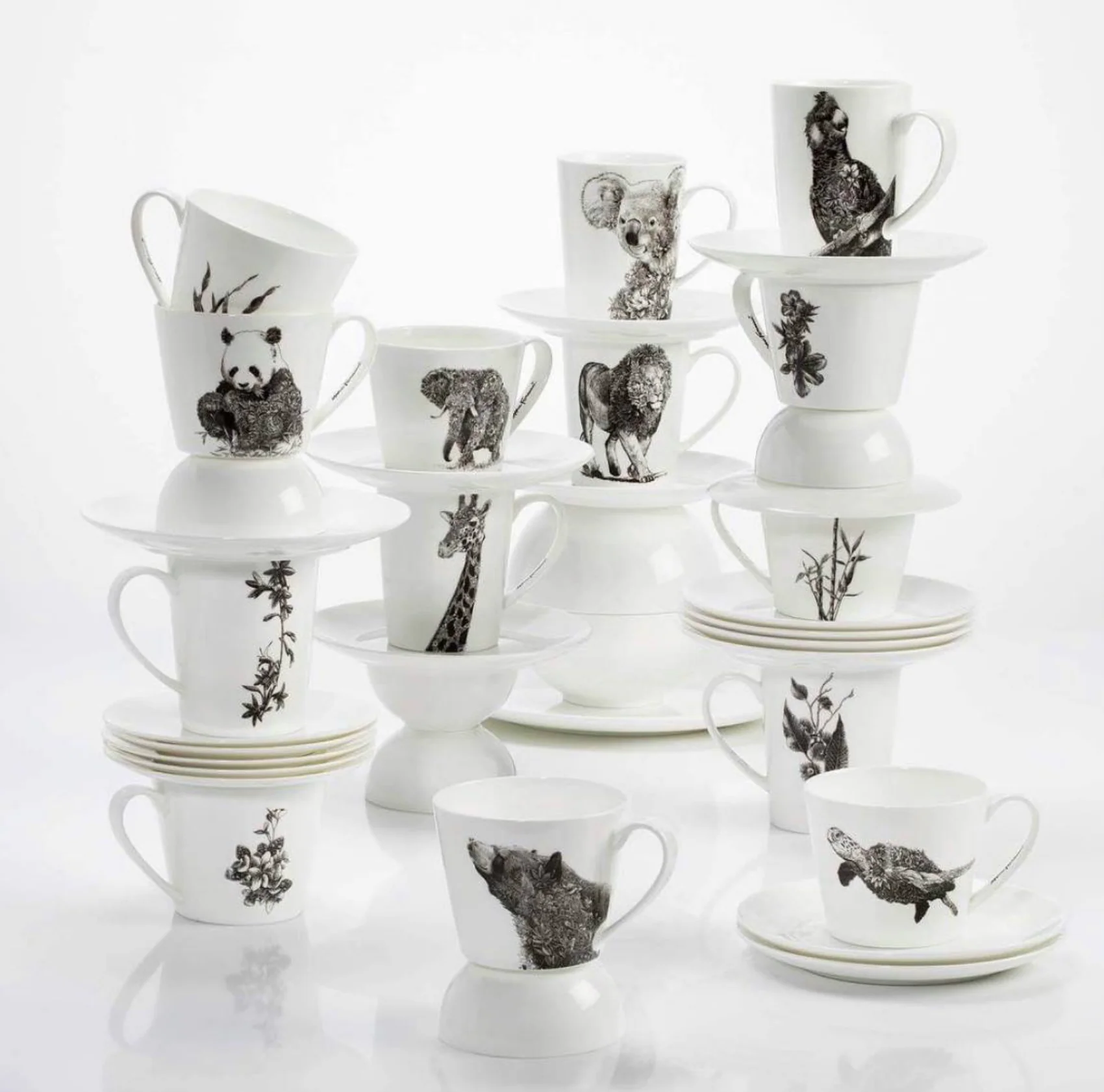 Maxwell & Williams Marini Ferlazzo Wildlife Mug, Giraffe - Image 7