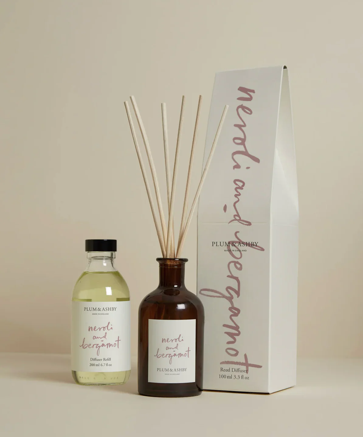 Plum & Ashby Reed Diffuser, Neroli &  Bergamot - Image 2