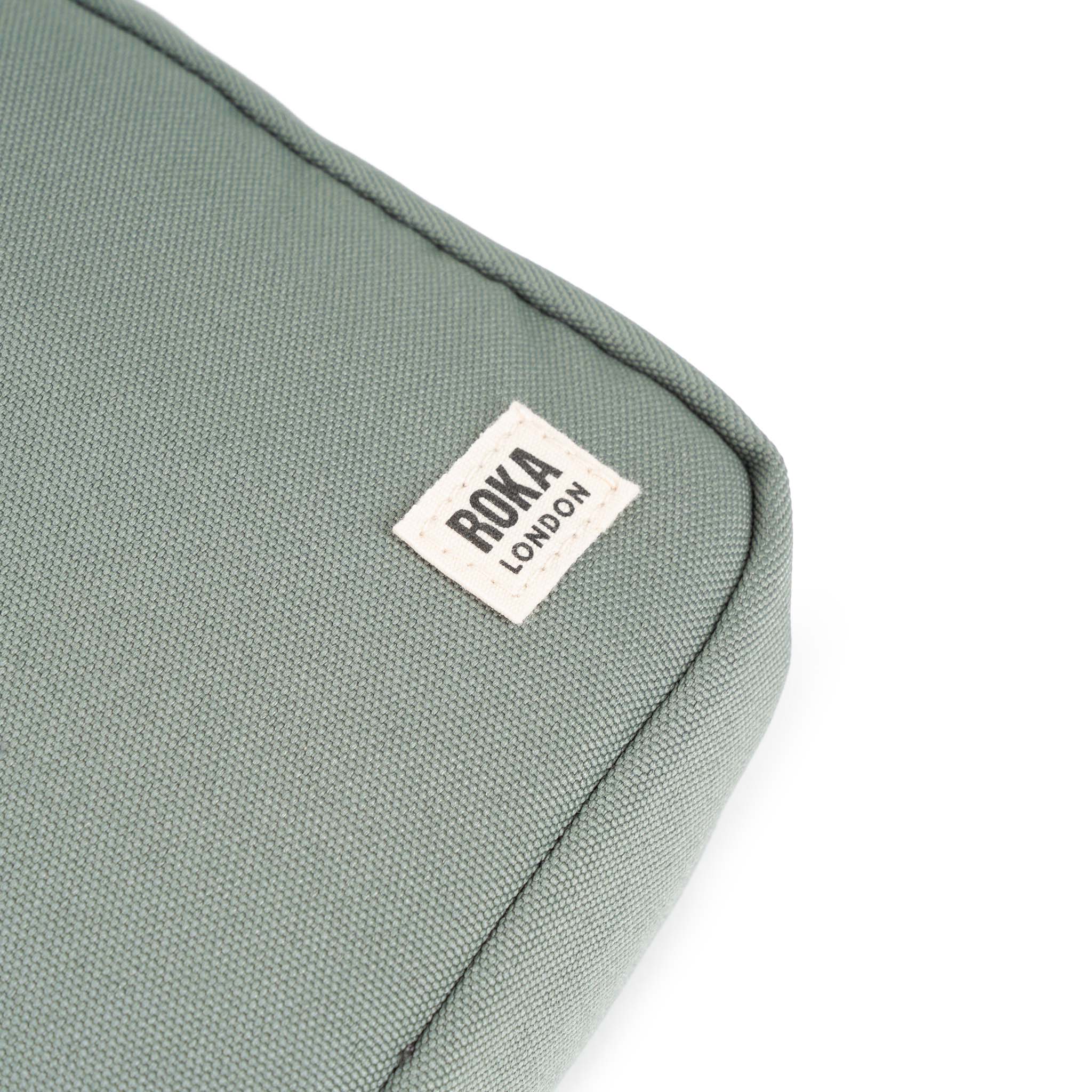 Roka London Bond Crossbody Bag, Pewter (Sustainable Canvas) - Image 5