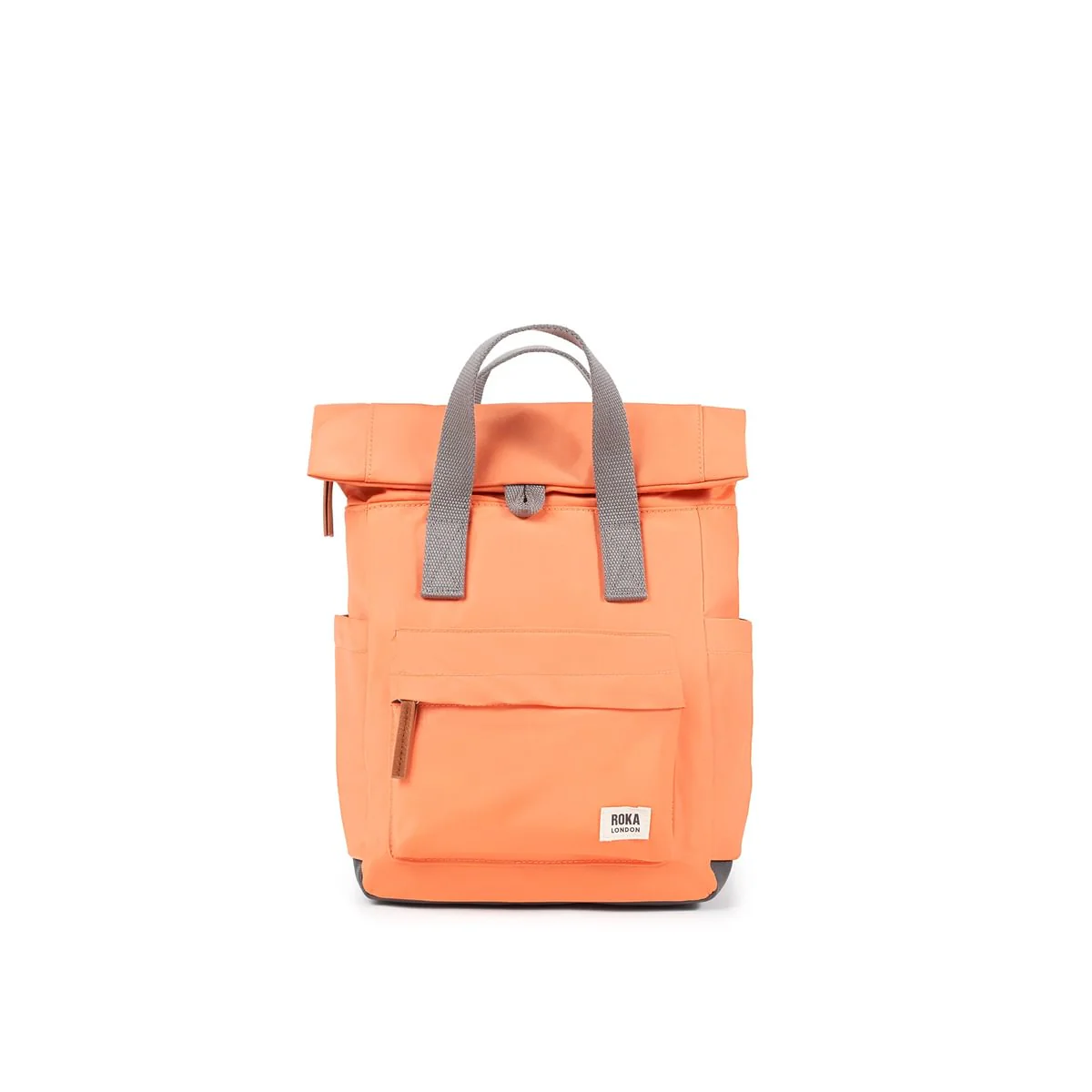 Roka London Canfield B Sustainable Nylon Rucksack, Firecracker - Image 8