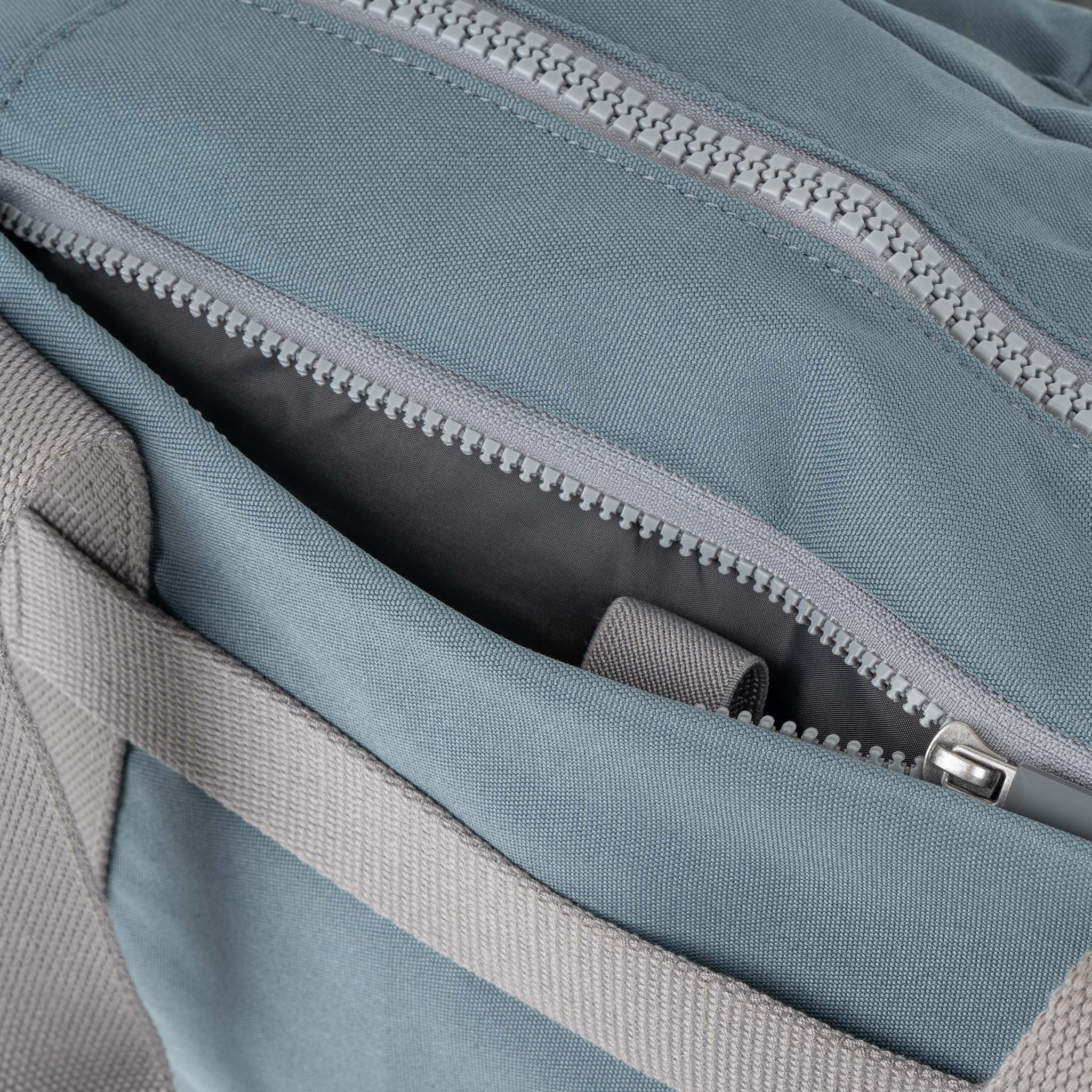 Roka London Gatwick Duffel  Bag, Airforce (Recycled Canvas) - Image 4