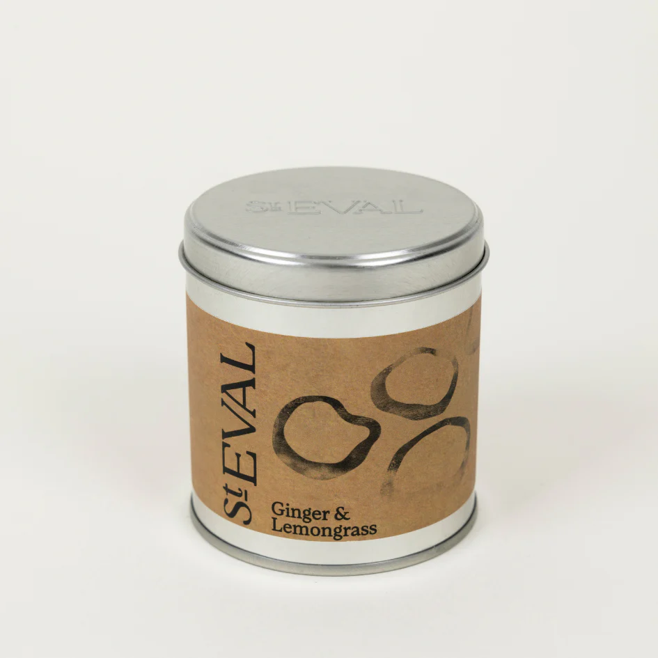 St Eval Ginger & Lemongrass Scented Tin Candle - Image 3