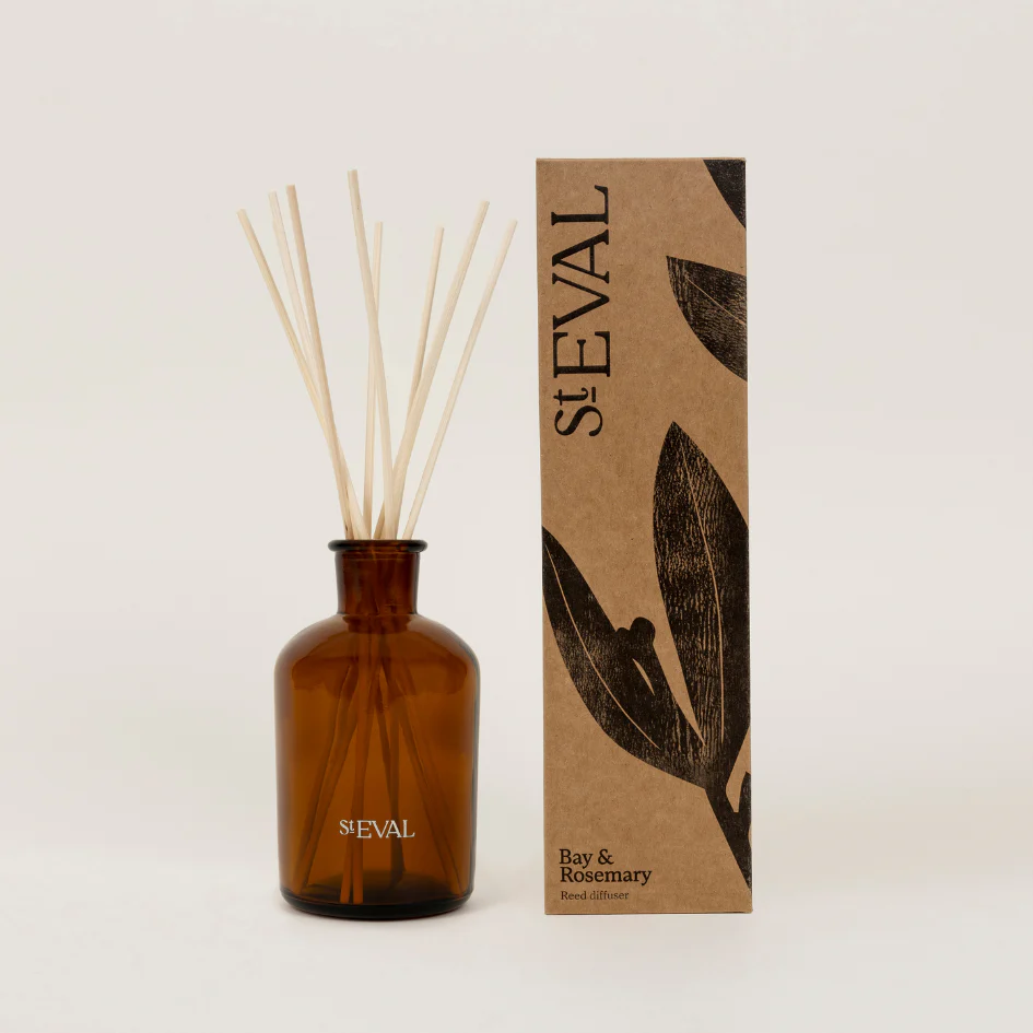 St Eval Reed Diffuser, Bay & Rosemary