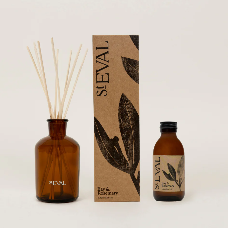 St Eval Reed Diffuser, Bay & Rosemary - Image 2