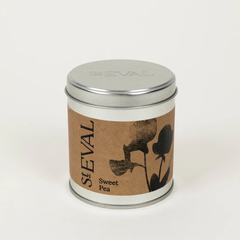 St Eval Sweet Pea Scented Tin Candle - Image 4