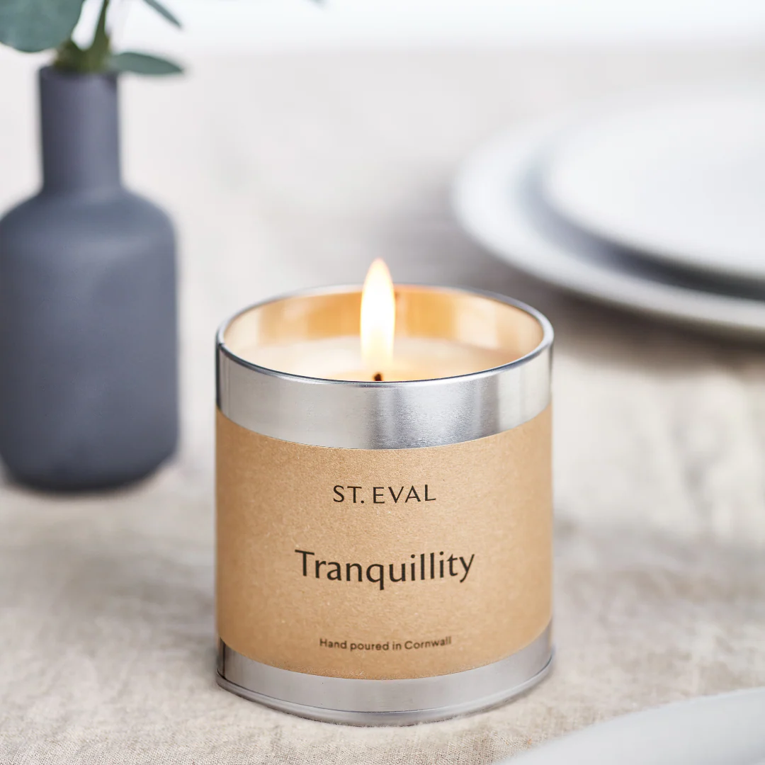 St Eval Tranquillity Scented Tin Candle - Image 3