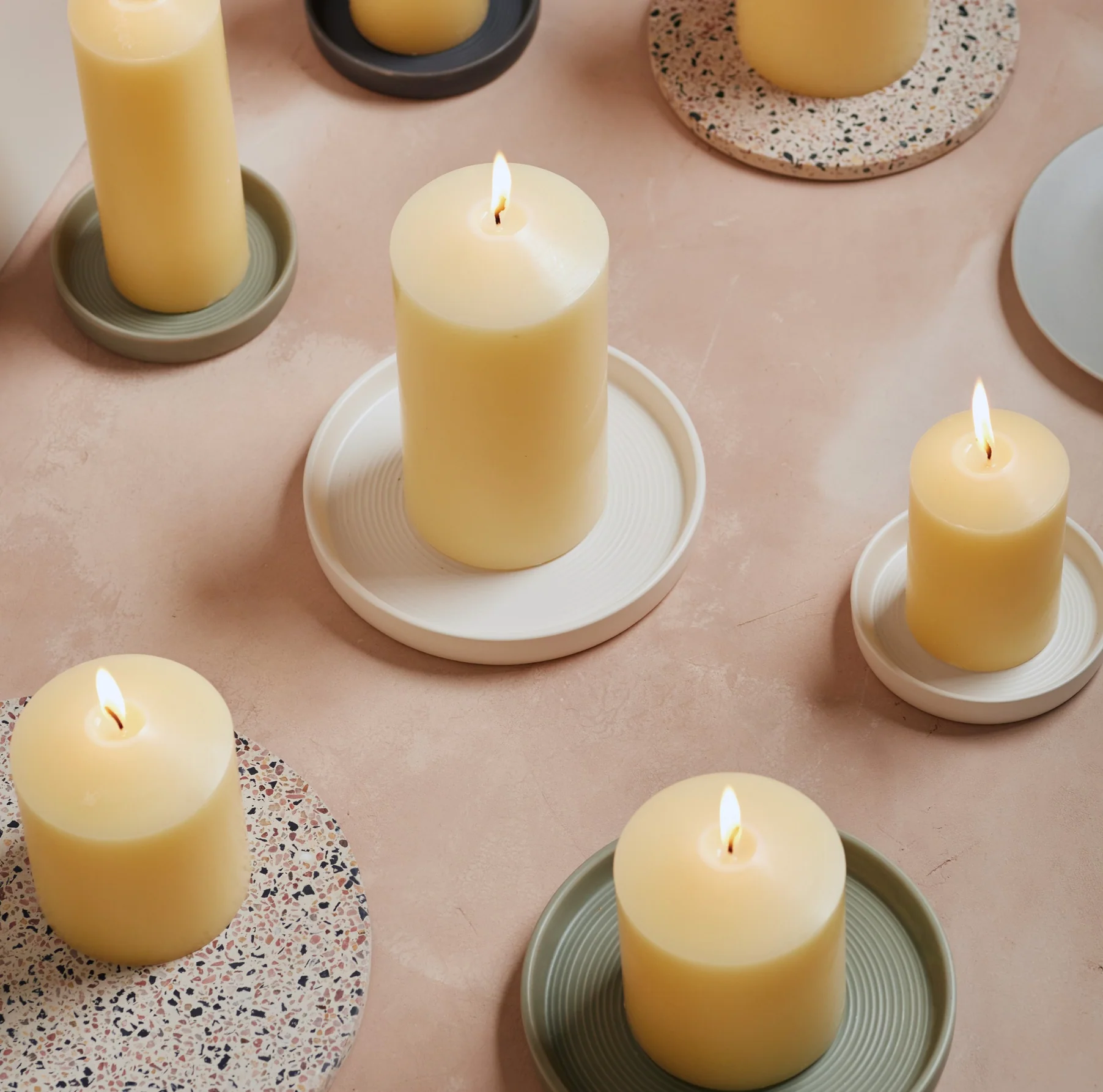St Eval Unscented Church Pillar Candle, Ivory 8 X 20 CM - Image 4