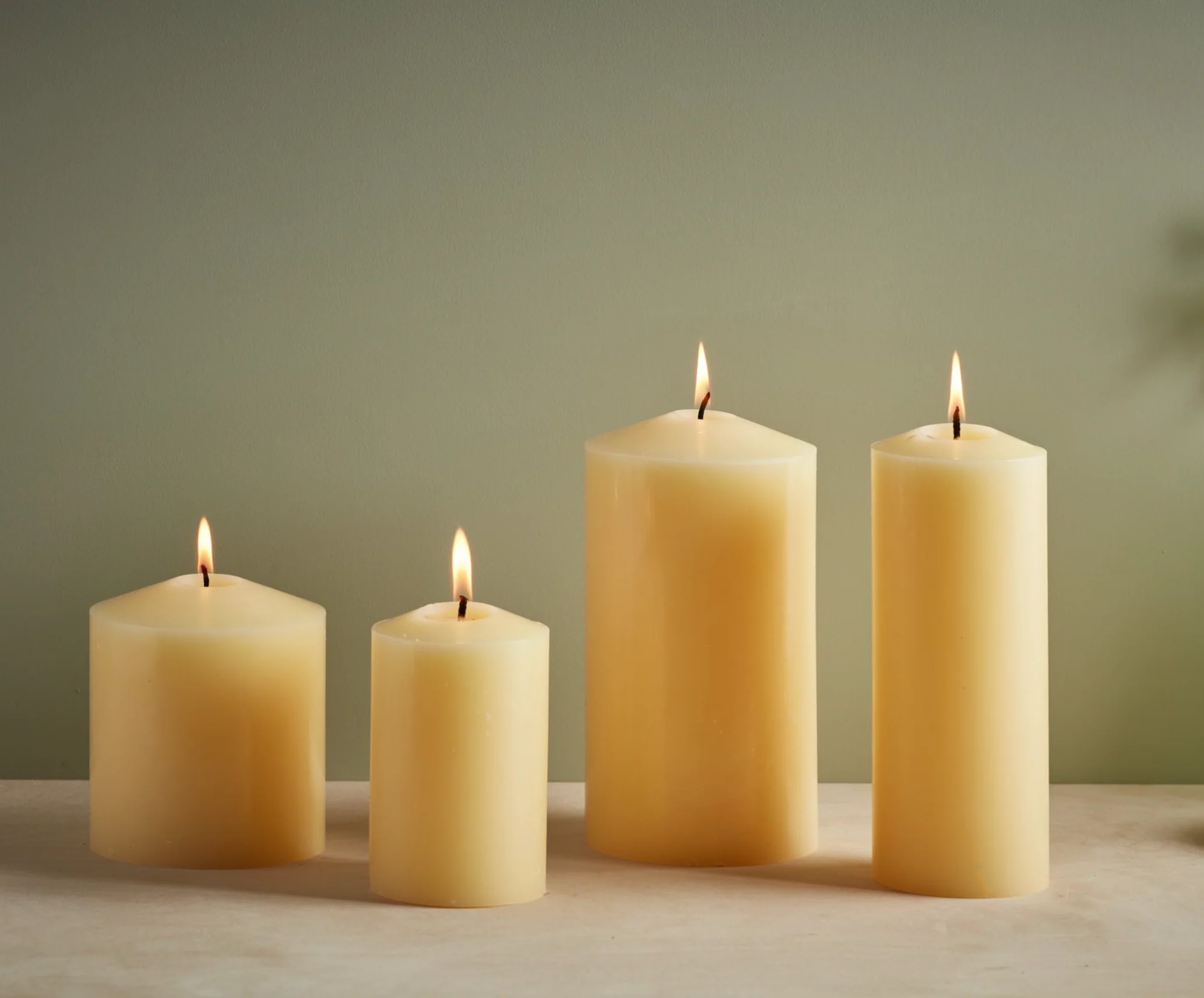 St Eval Unscented Church Pillar Candle, Ivory 8 X 20 CM - Image 6