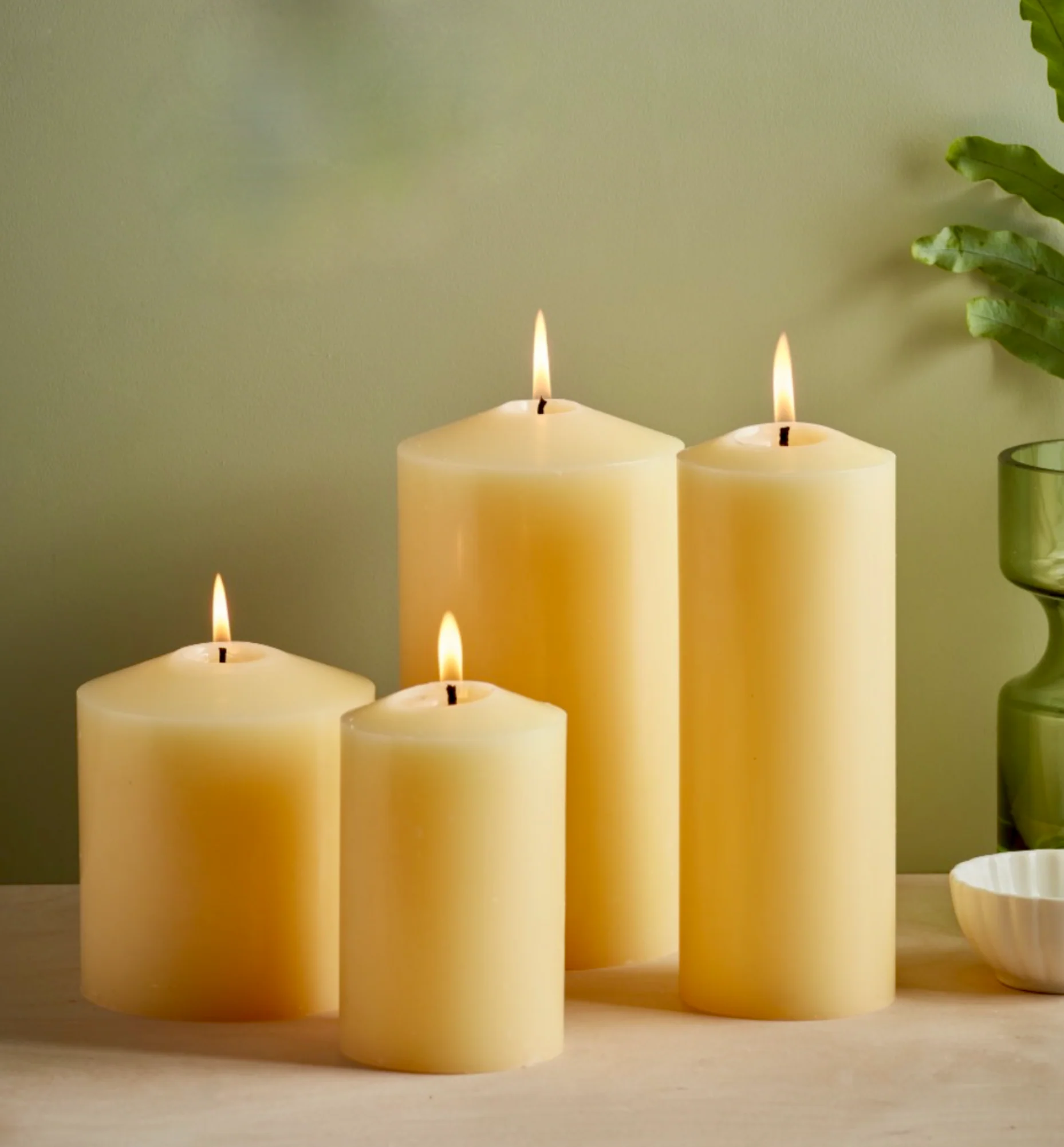 St Eval Unscented Church Pillar Candle, Ivory 8 X 20 CM - Image 9