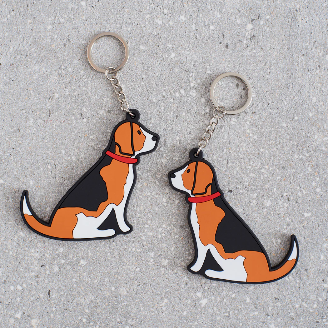 Sweet William Beagle Keyring - Image 2