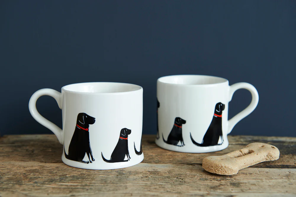 Sweet William Ceramic Mug, Black Labrador - Image 4
