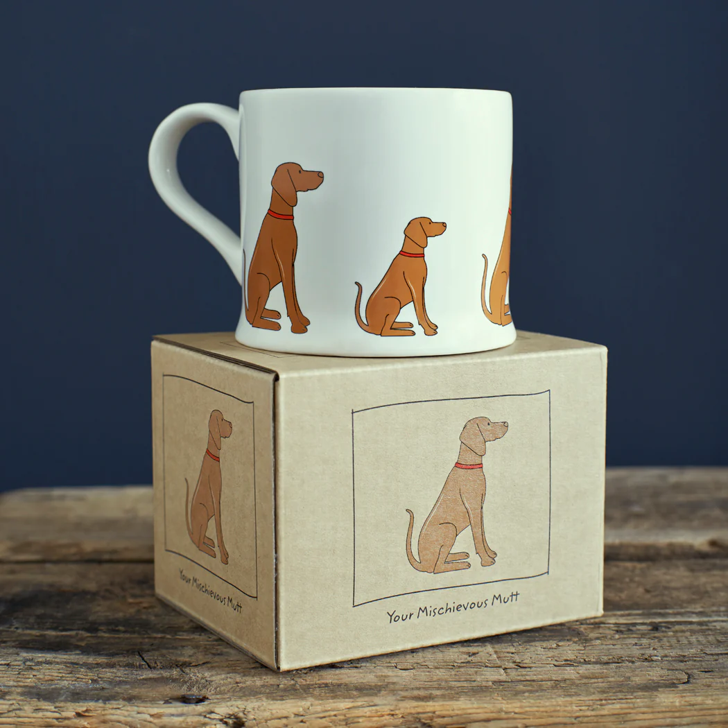 Sweet William Ceramic Mug, Vizsla - Image 5