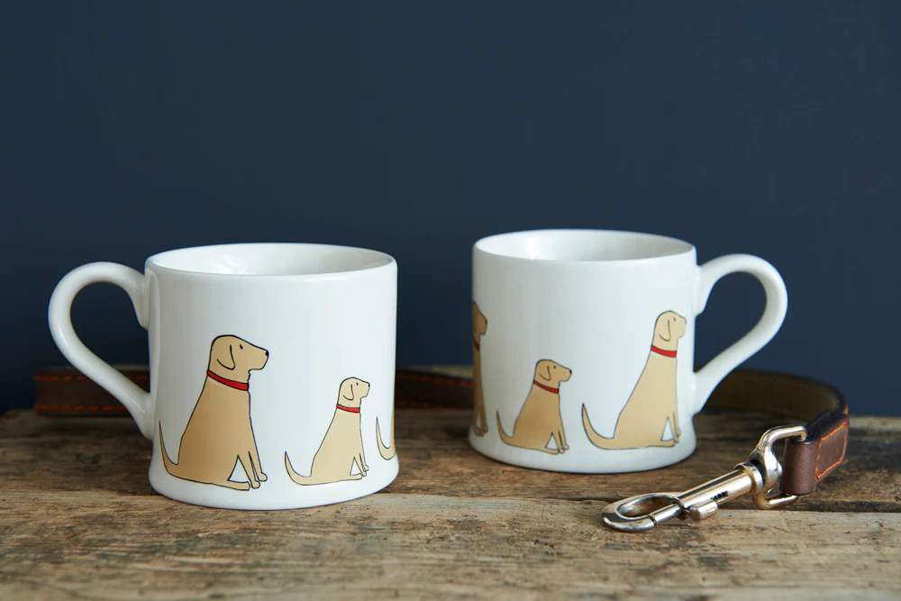 Sweet William Ceramic Mug, Yellow Labrador - Image 5
