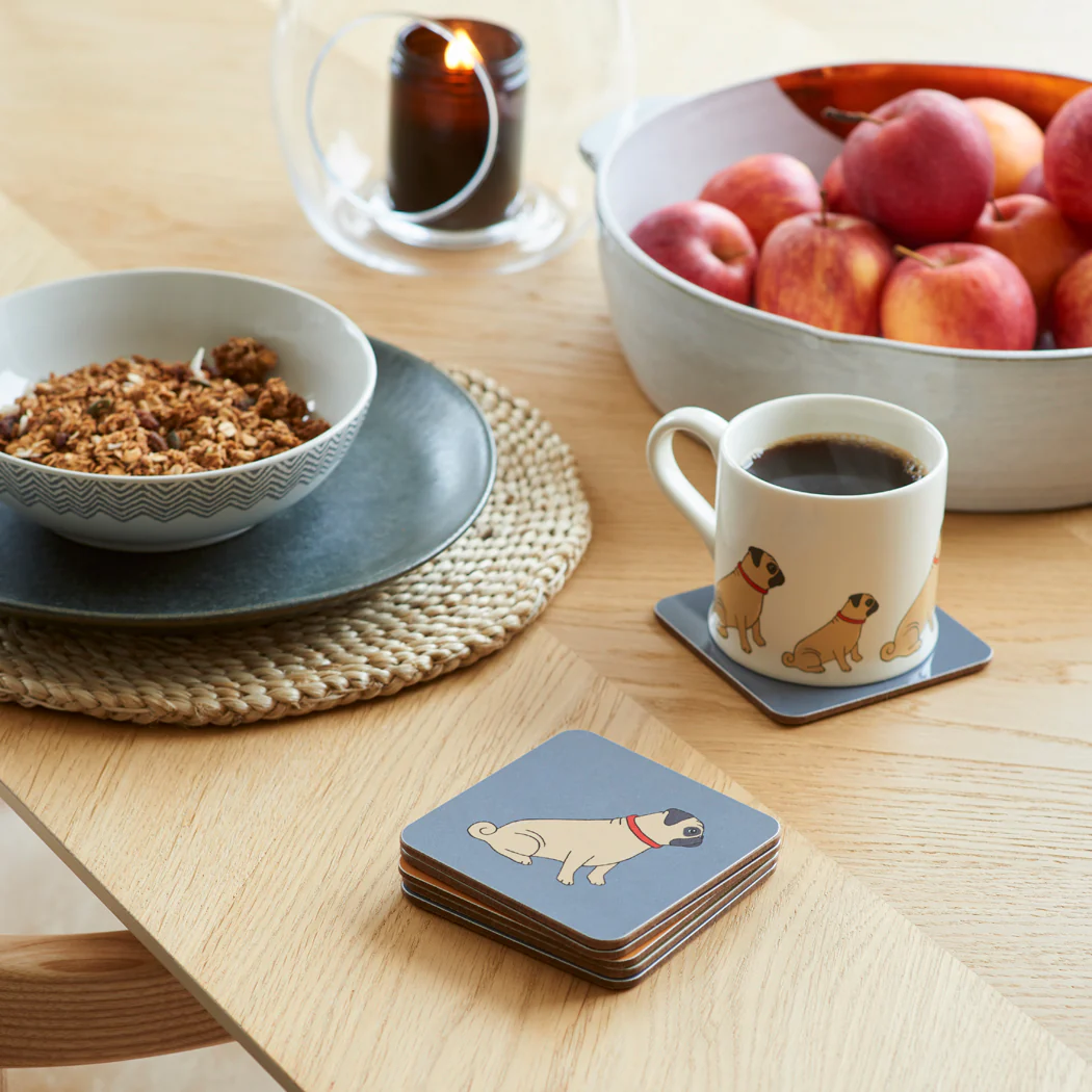 Sweet William Coaster, Pug - Image 2