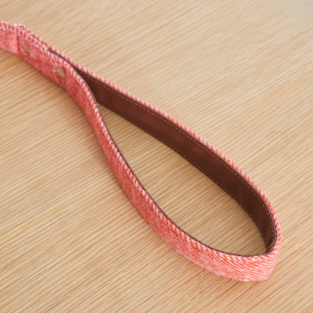 Sweet William Tweed Dog Lead, Orange - Image 3