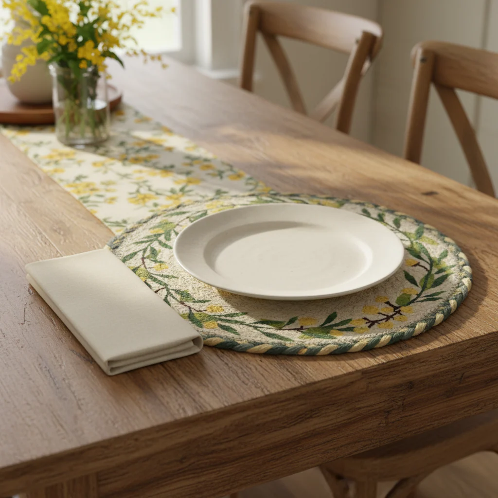 The Braided Rug Company Jute Placemats, Mimosa ( Set Of 6 ) - Image 4