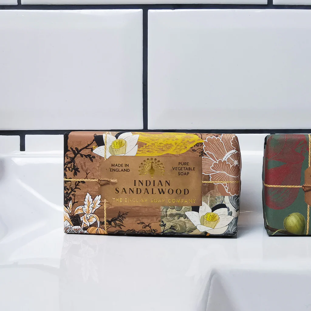 The English Soap Company Anniversary, Indian Sandalwood Soap - Image 4