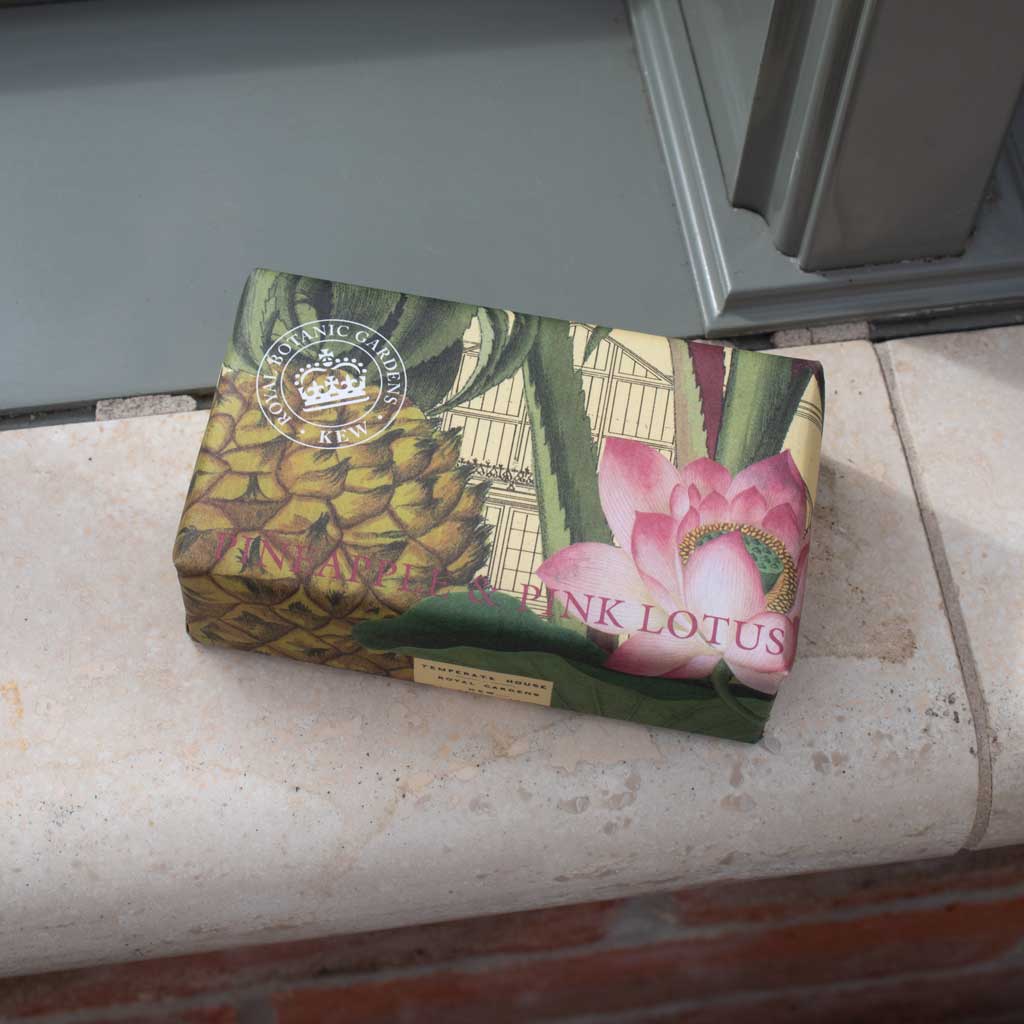 The English Soap Company Kew Gardens, Pineapple And Pink Lotus Soap - Image 2