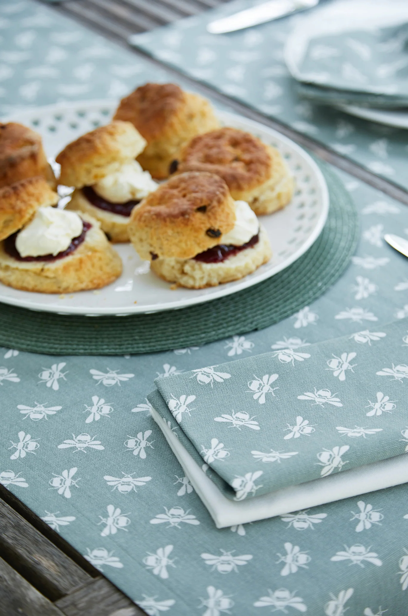 Walton & Co Cotton Napkins, Porcelain (Set Of 4) - Image 6