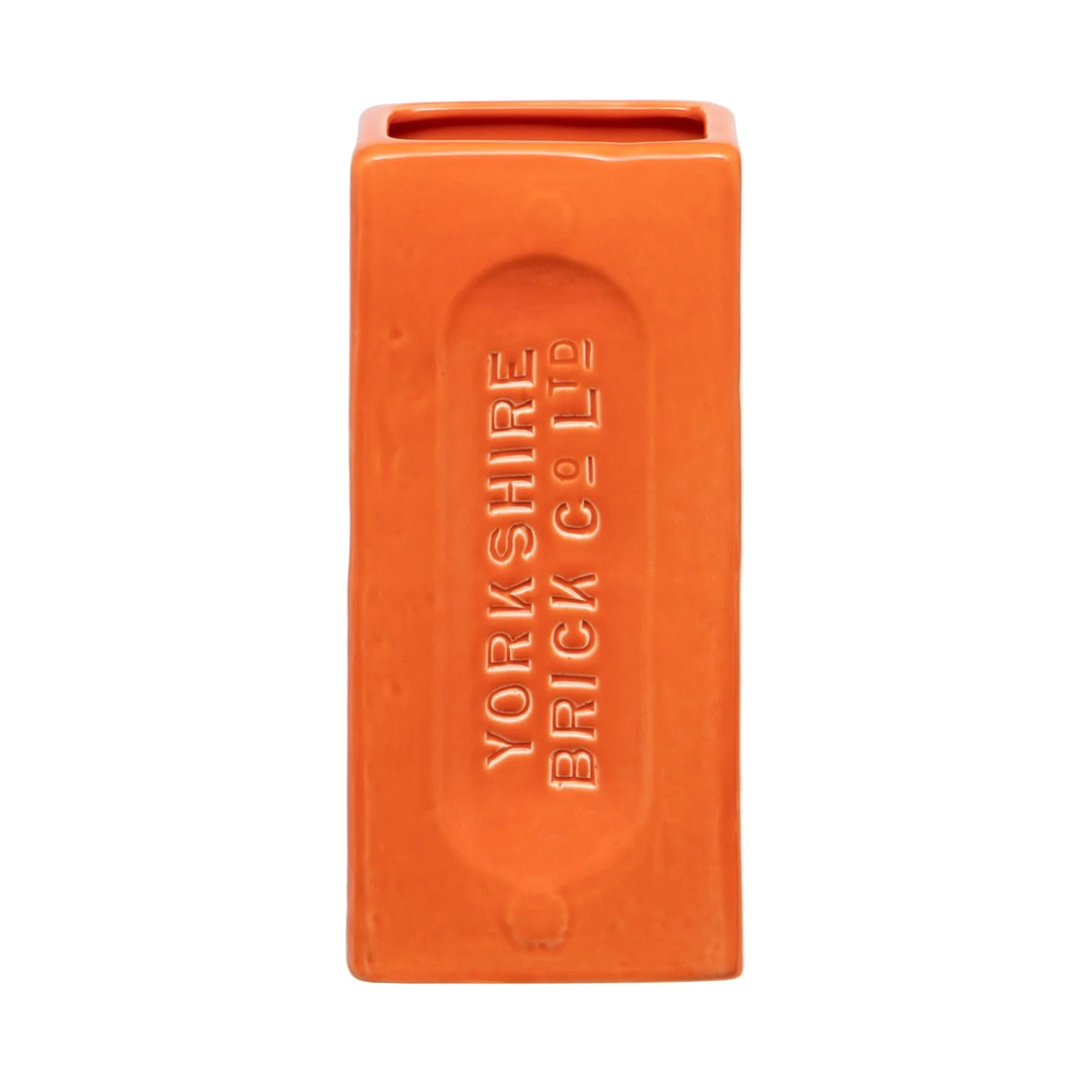 Yorkshire Brick Vase, Orange - Image 5