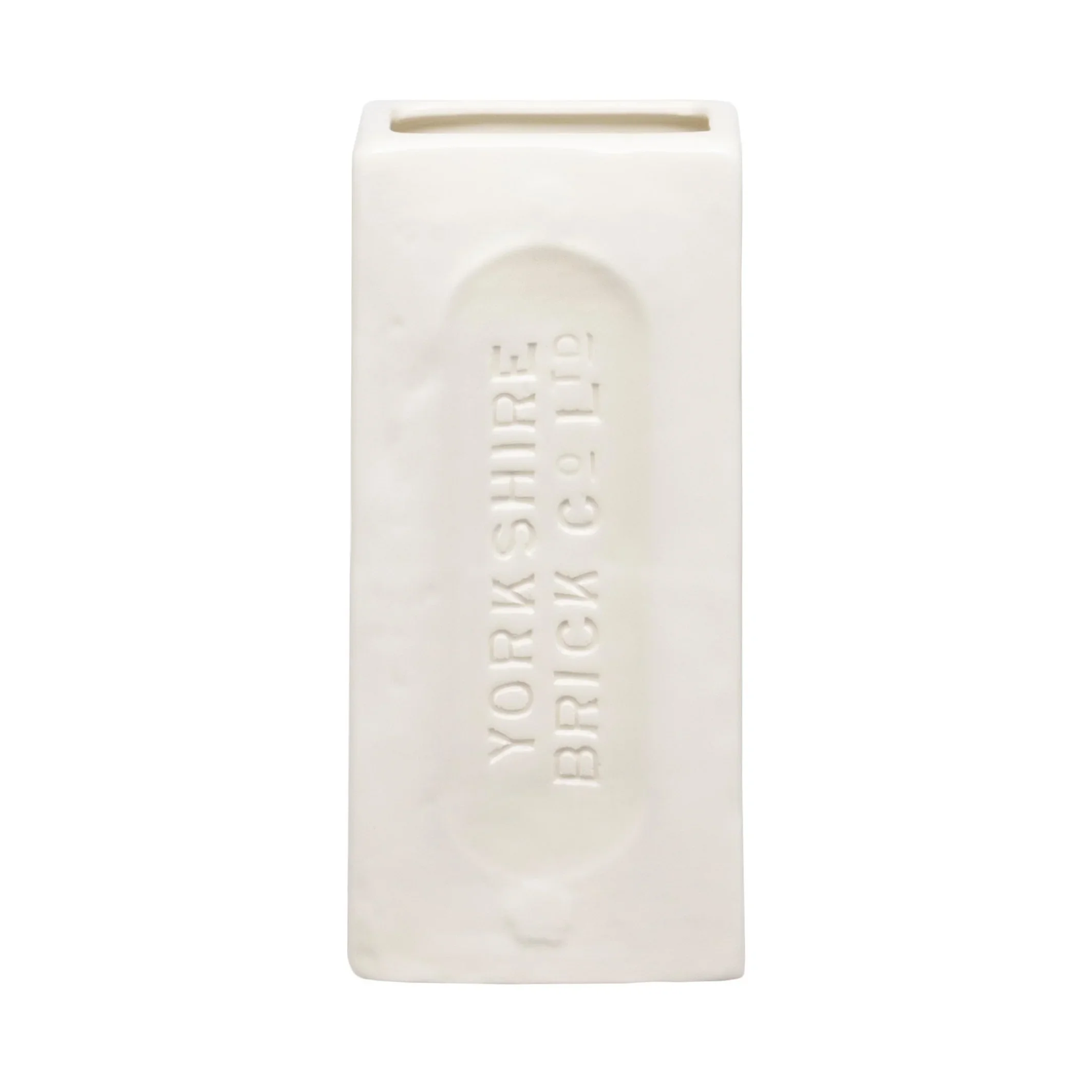 Yorkshire Brick Vase, White - Image 6