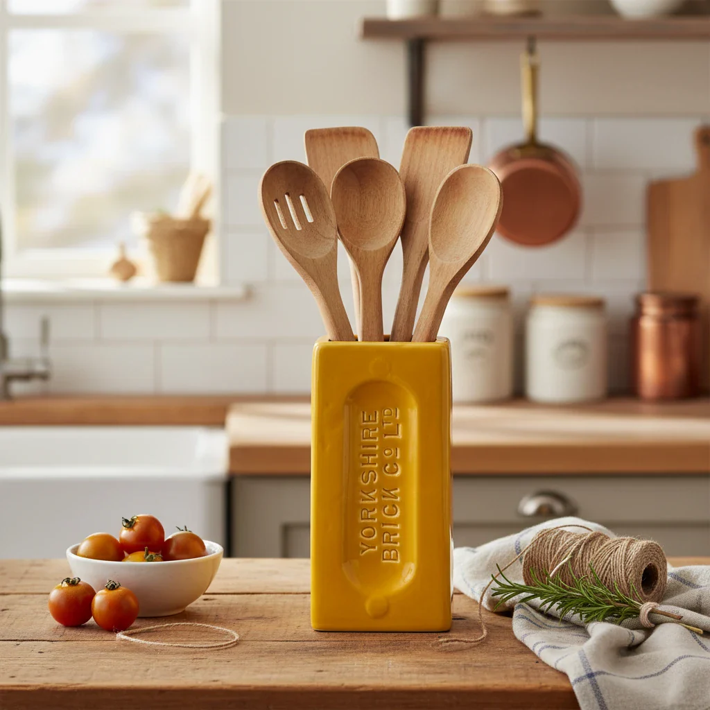 Yorkshire Brick Vase, Yellow - Image 2