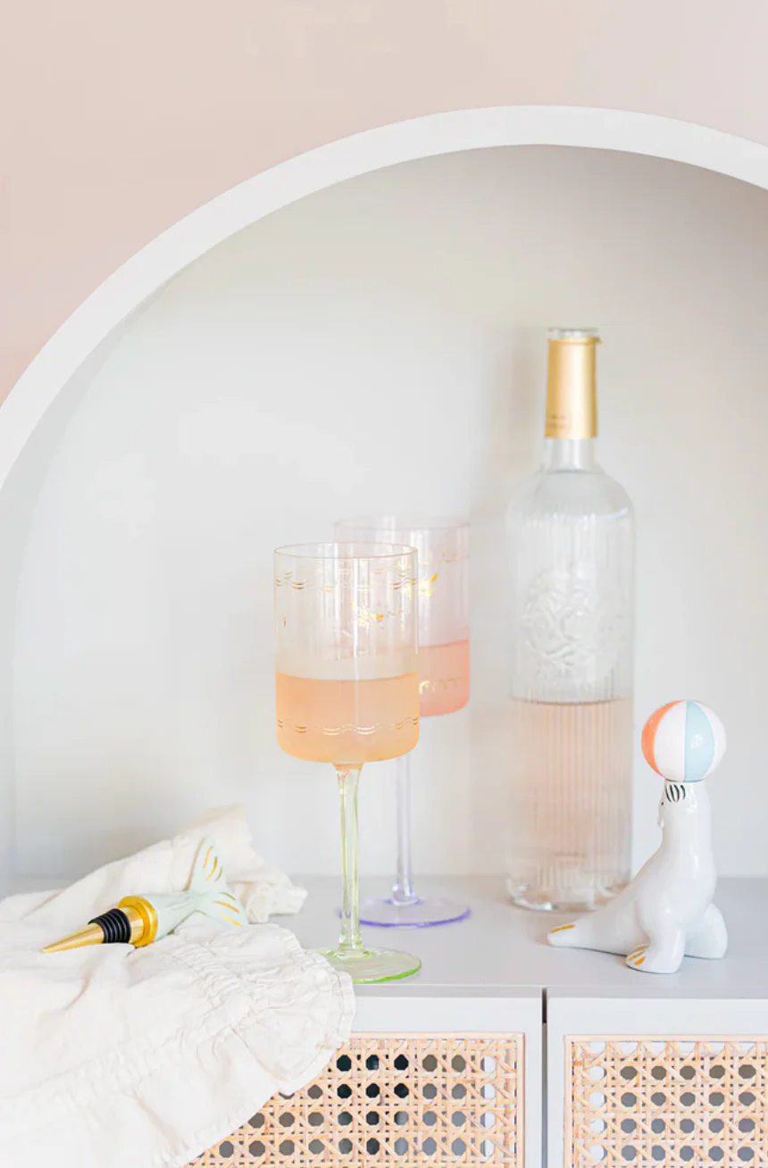 Yvonne Ellen Bee Wine Glasses, ( Set Of Two ) - Image 8