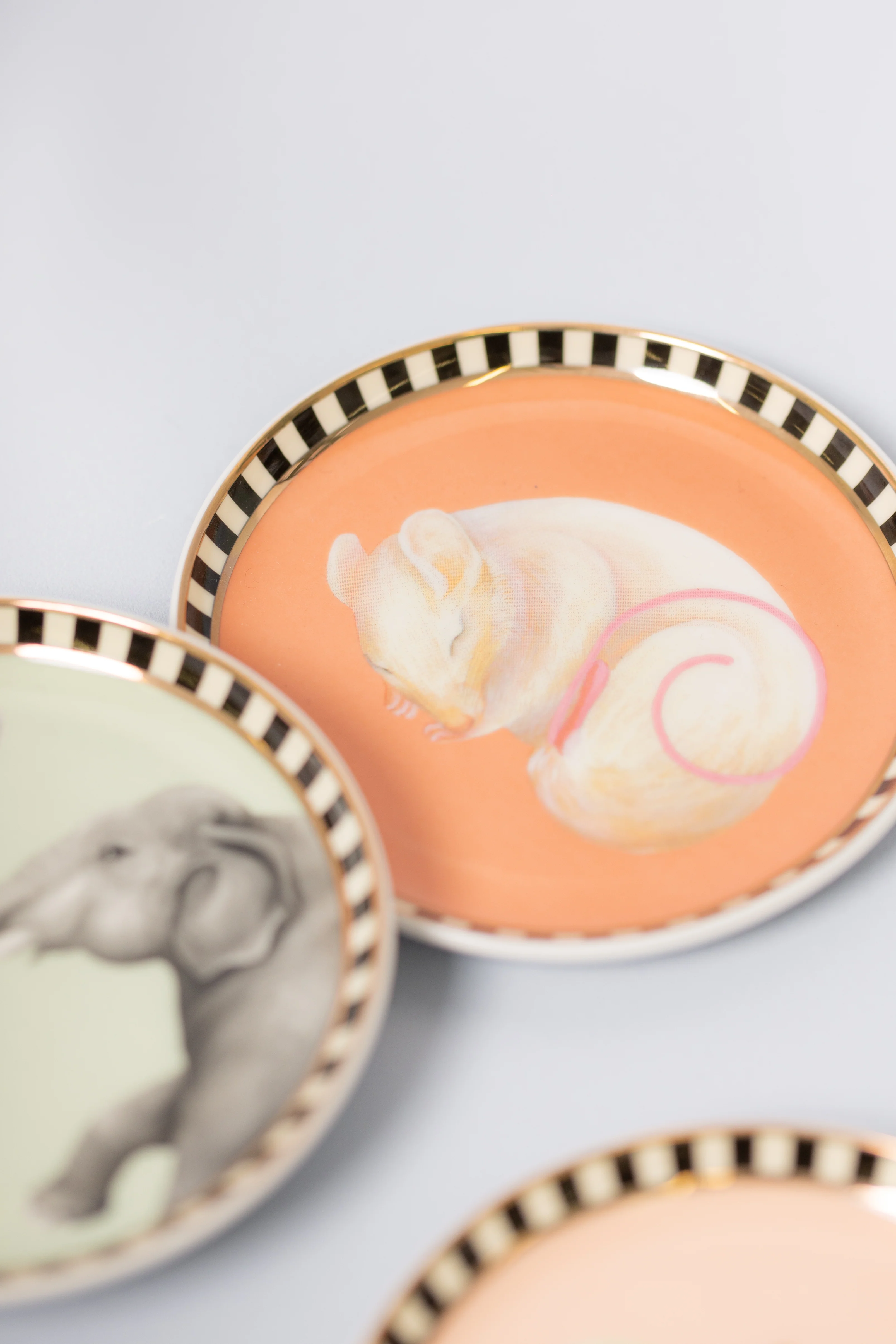 Yvonne Ellen Ceramic Coasters, Animals ( Set Of 4 ) - Image 2