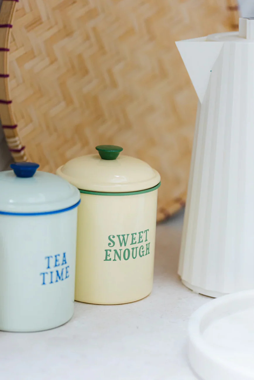 Yvonne Ellen Enamel Sugar Storage Canister - Image 7