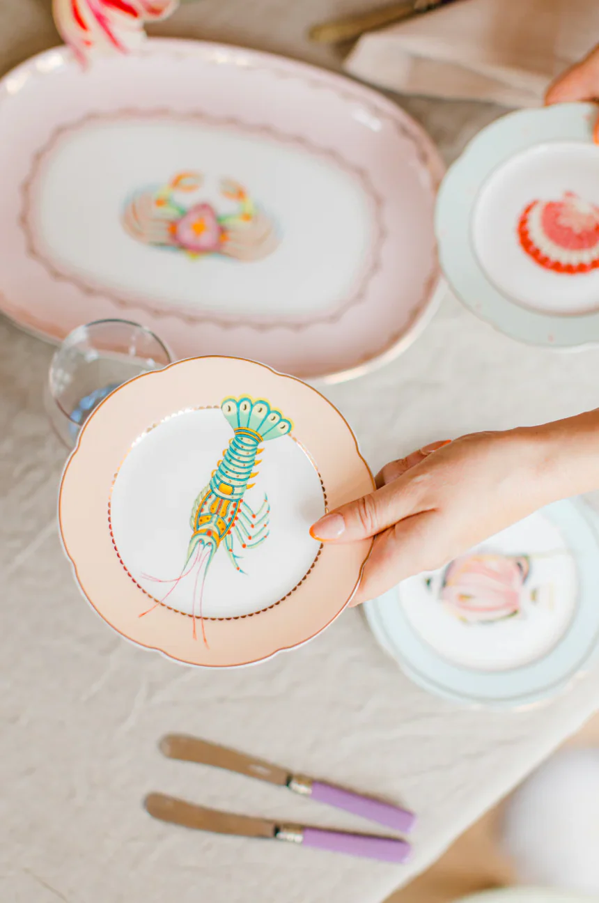 Yvonne Ellen Fishy Tea Plates, Set Of 4 - Image 7